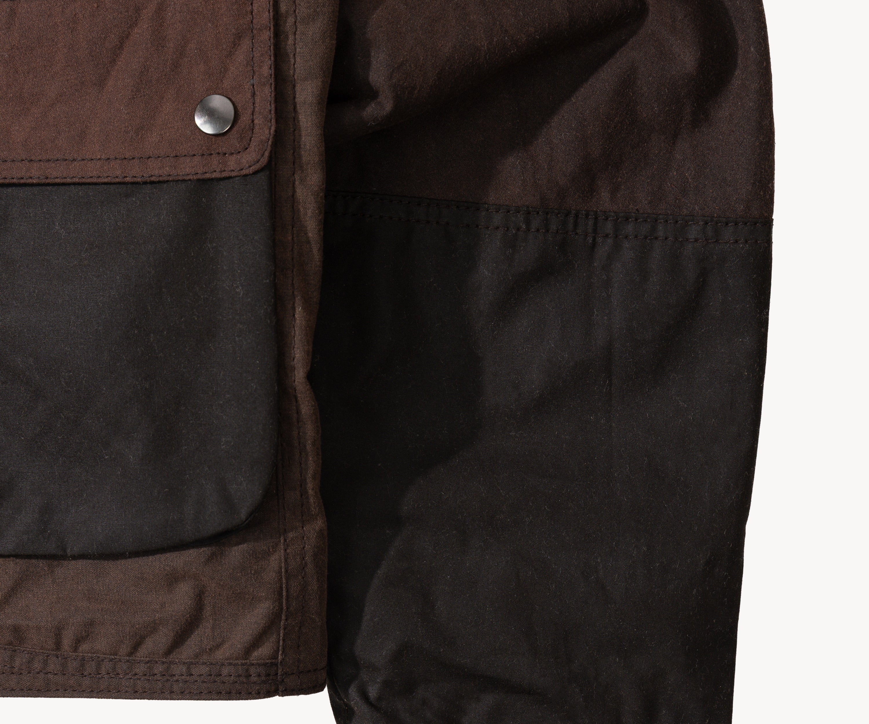 REWORK® FLY WAX JACKET - N° 045 Coats & Jackets LARGE / BROWN - BRUT Clothing