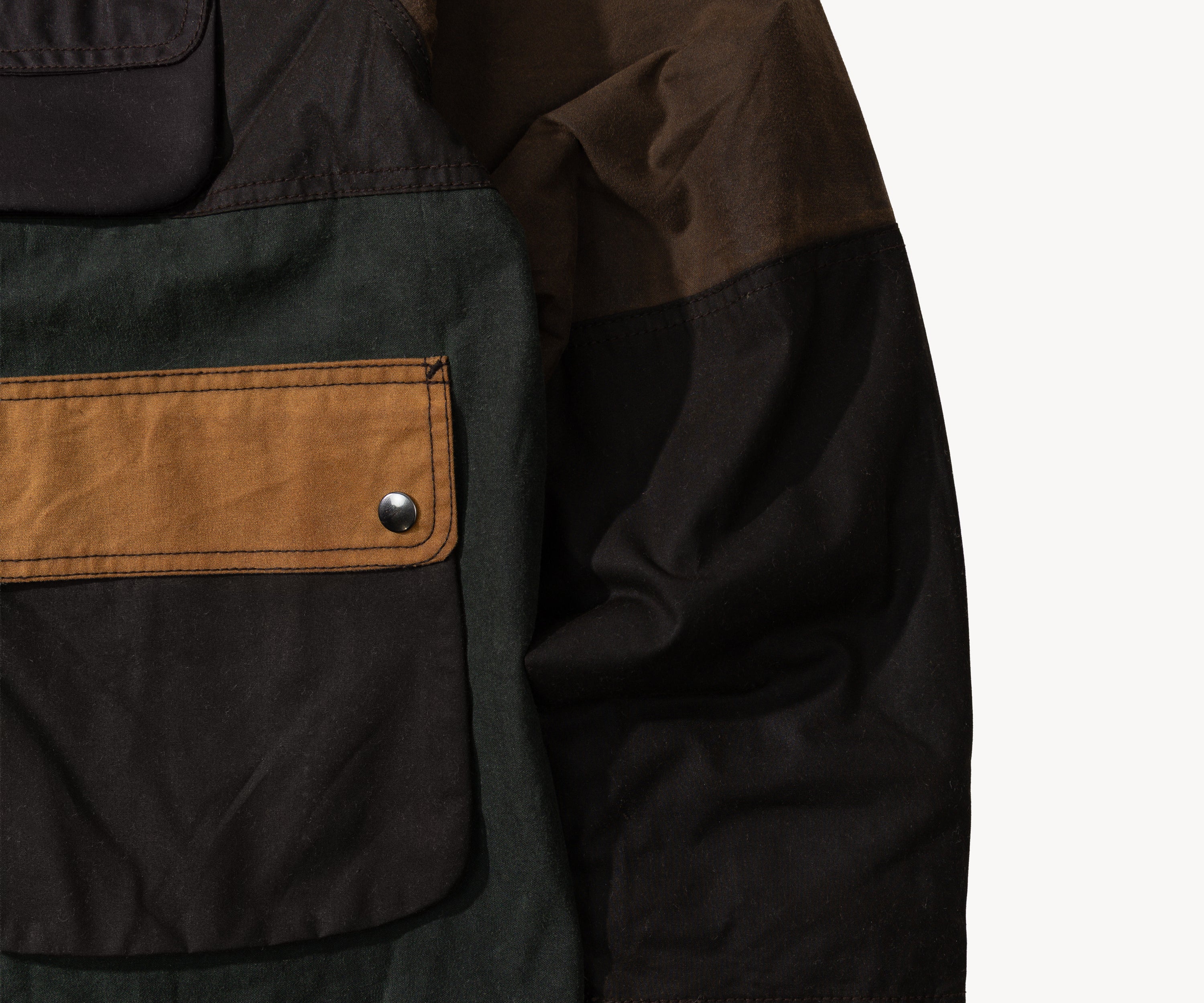 REWORK® FLY WAX JACKET - N° 026 Coats & Jackets MEDIUM / BROWN - BRUT Clothing
