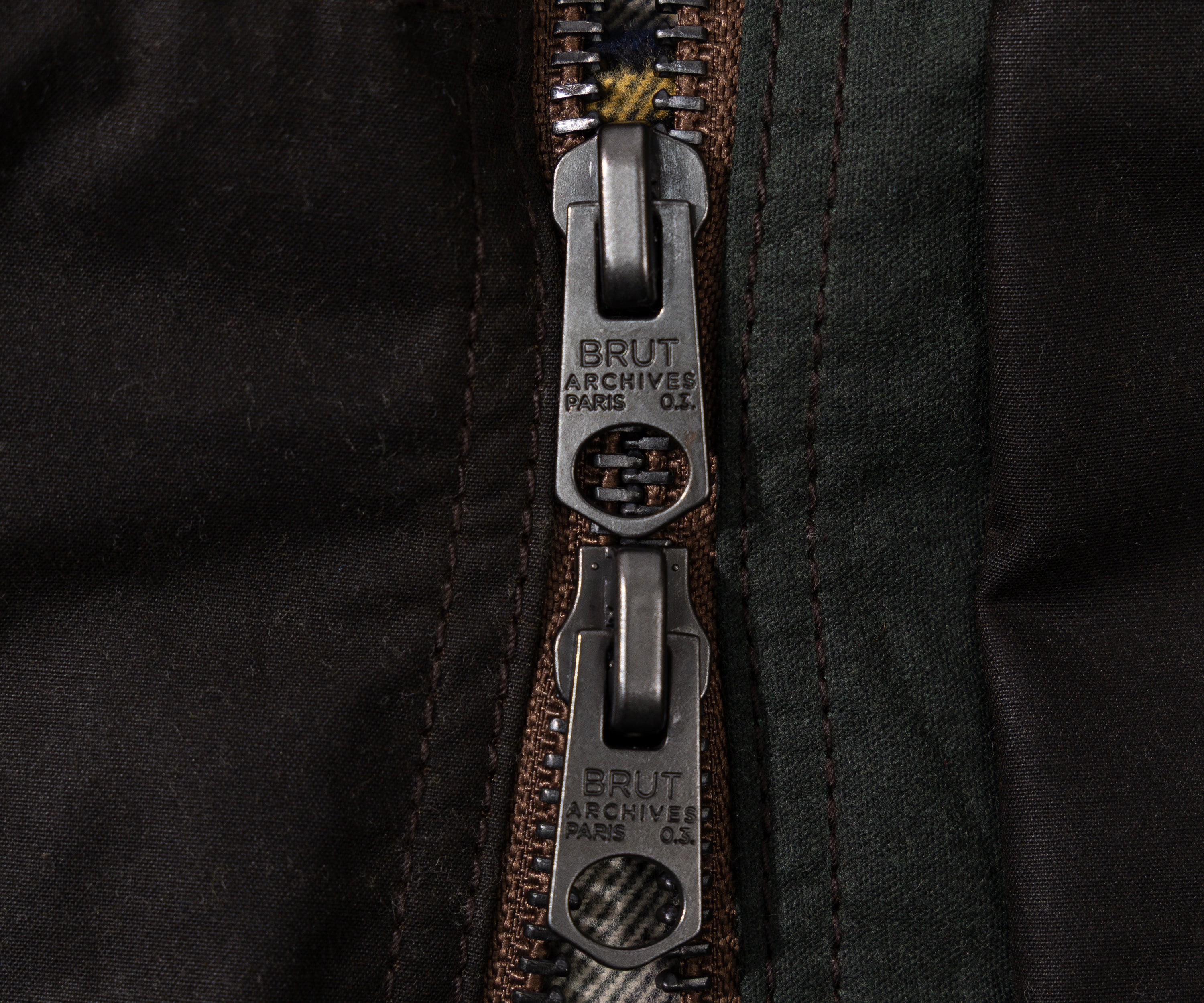 REWORK® FLY WAX JACKET - N° 026 Coats & Jackets MEDIUM / BROWN - BRUT Clothing