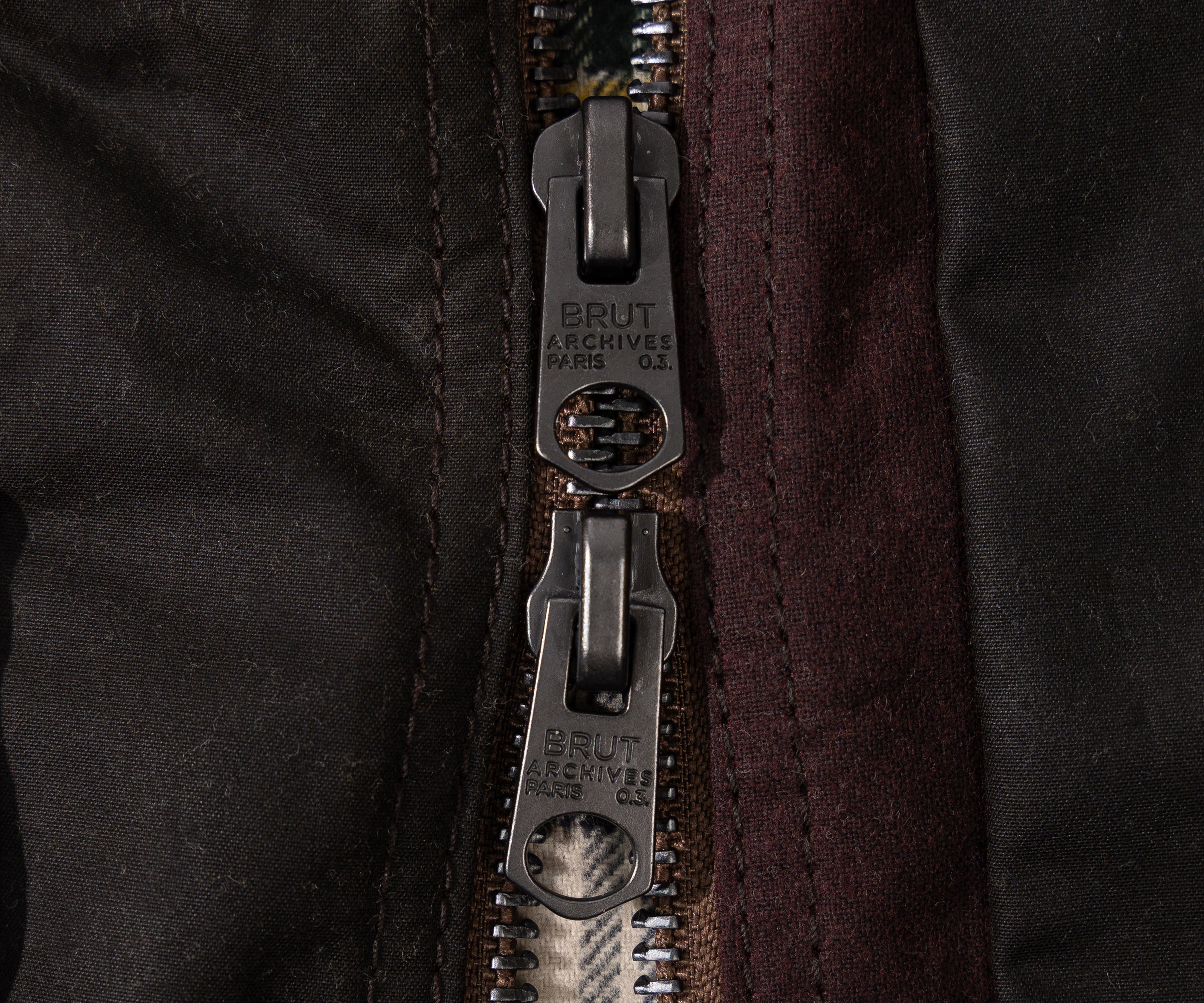 REWORK® FLY WAX JACKET - N° 027 Coats & Jackets MEDIUM / BROWN - BRUT Clothing