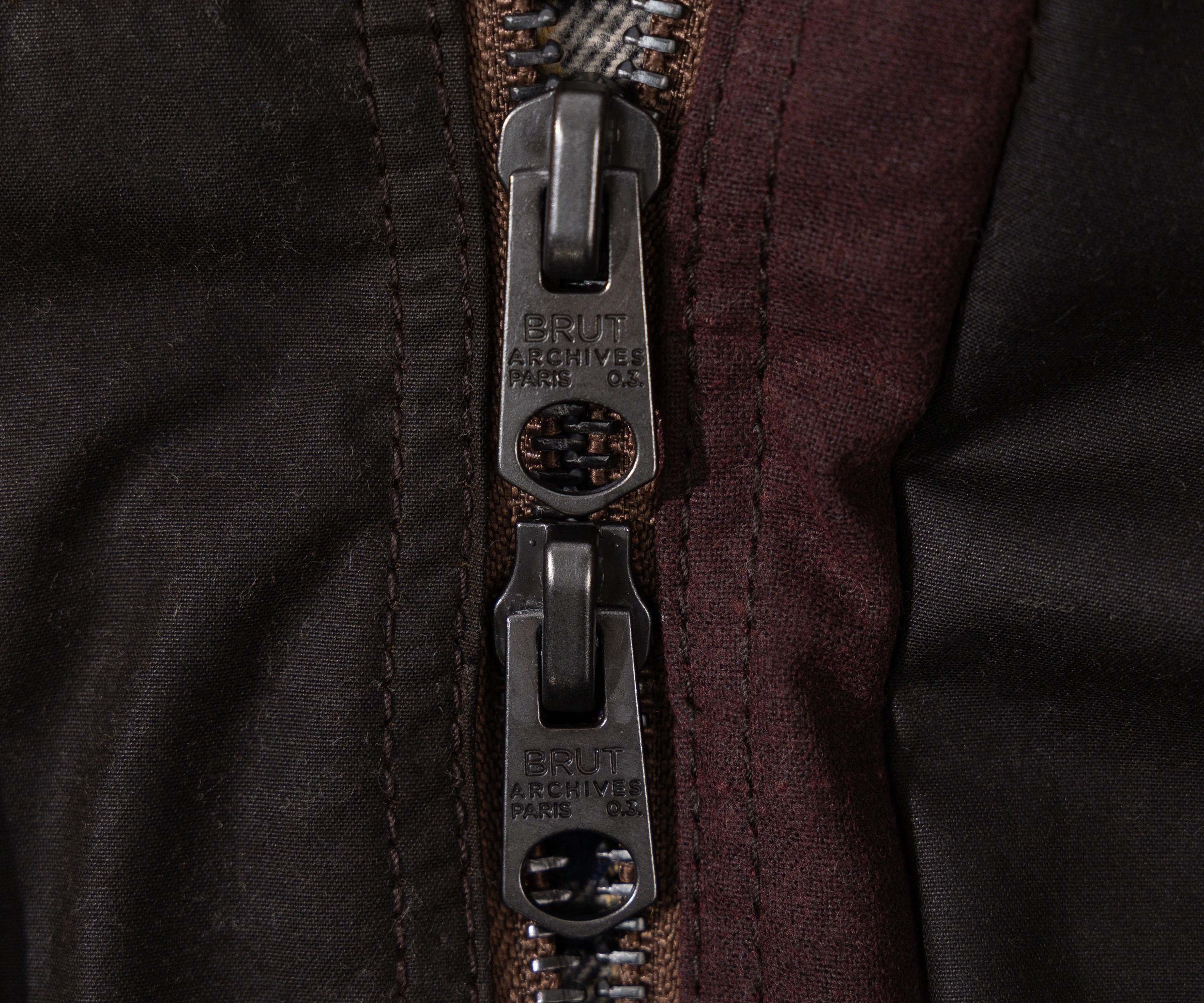 REWORK® FLY WAX JACKET - N° 028 Coats & Jackets MEDIUM / BROWN - BRUT Clothing