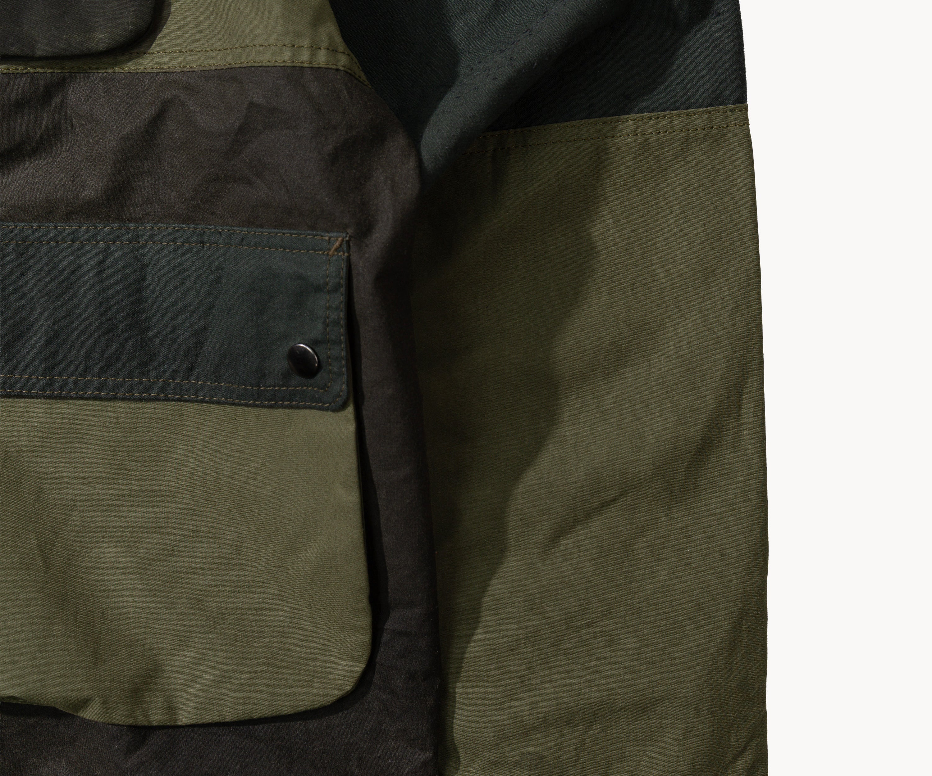 REWORK® FLY WAX JACKET - N° 018 Coats & Jackets MEDIUM / GREEN - BRUT Clothing