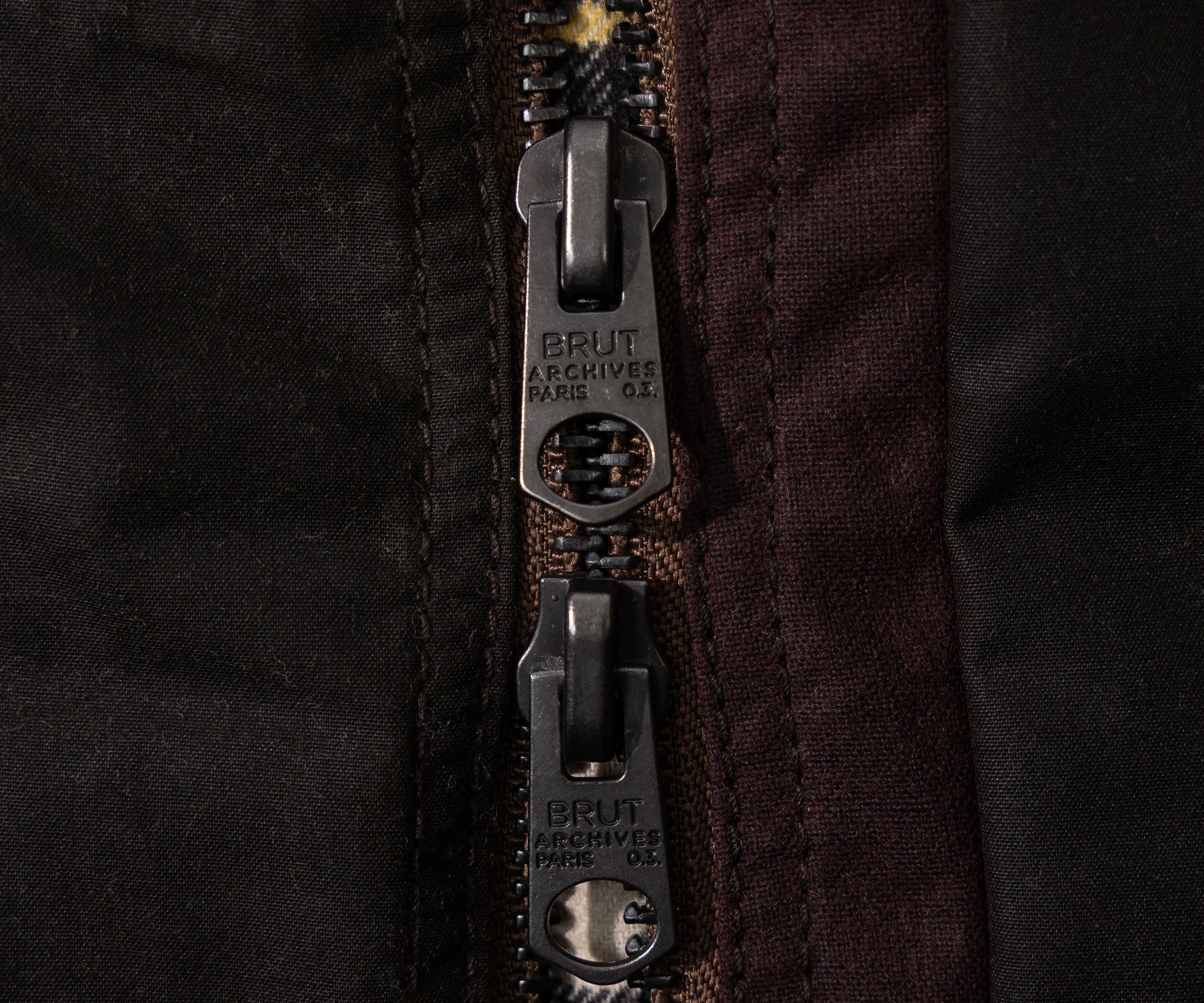 REWORK® FLY WAX JACKET - N° 029 Coats & Jackets MEDIUM / BROWN - BRUT Clothing