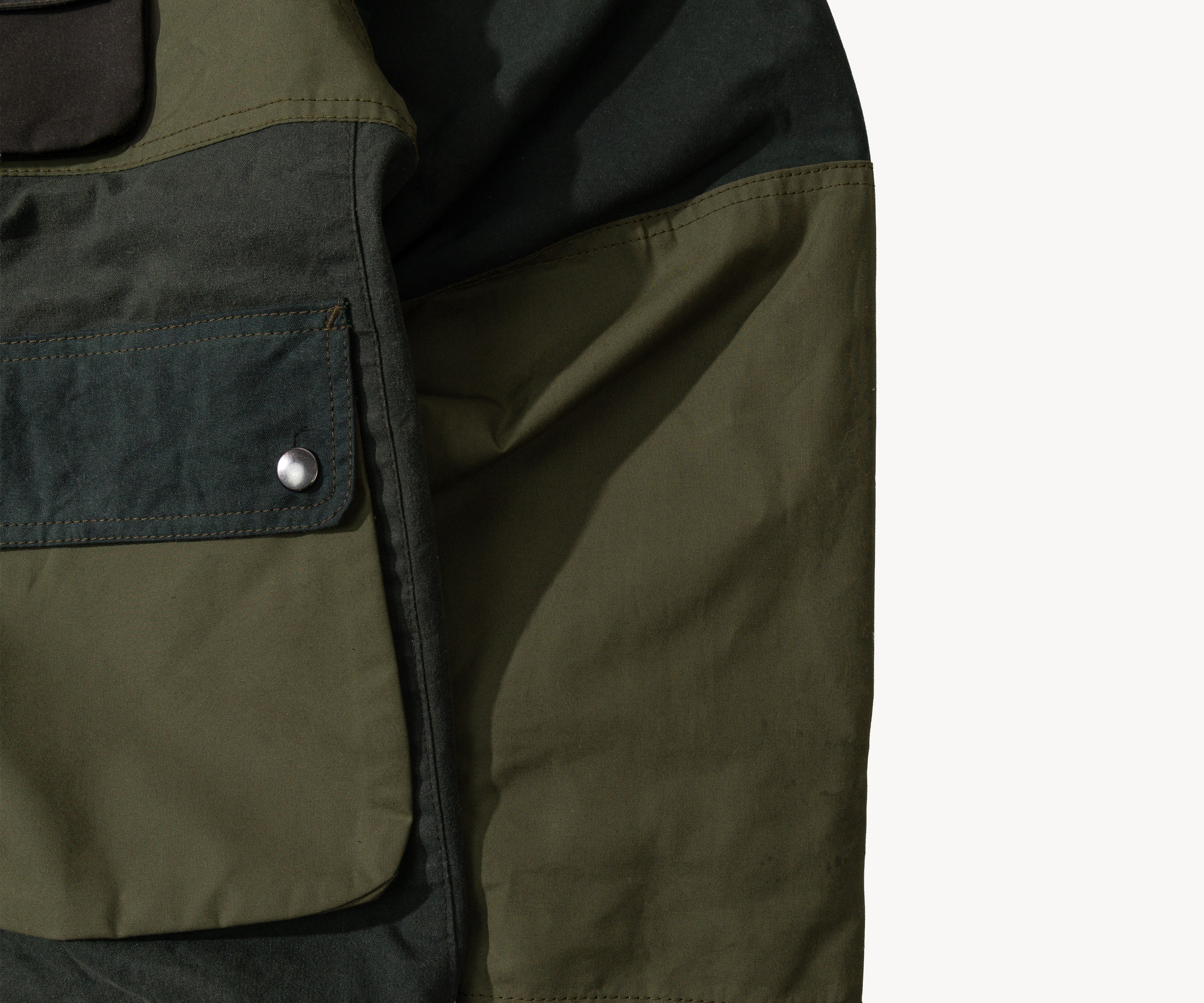REWORK® FLY WAX JACKET - N° 019 Coats & Jackets MEDIUM / GREEN - BRUT Clothing