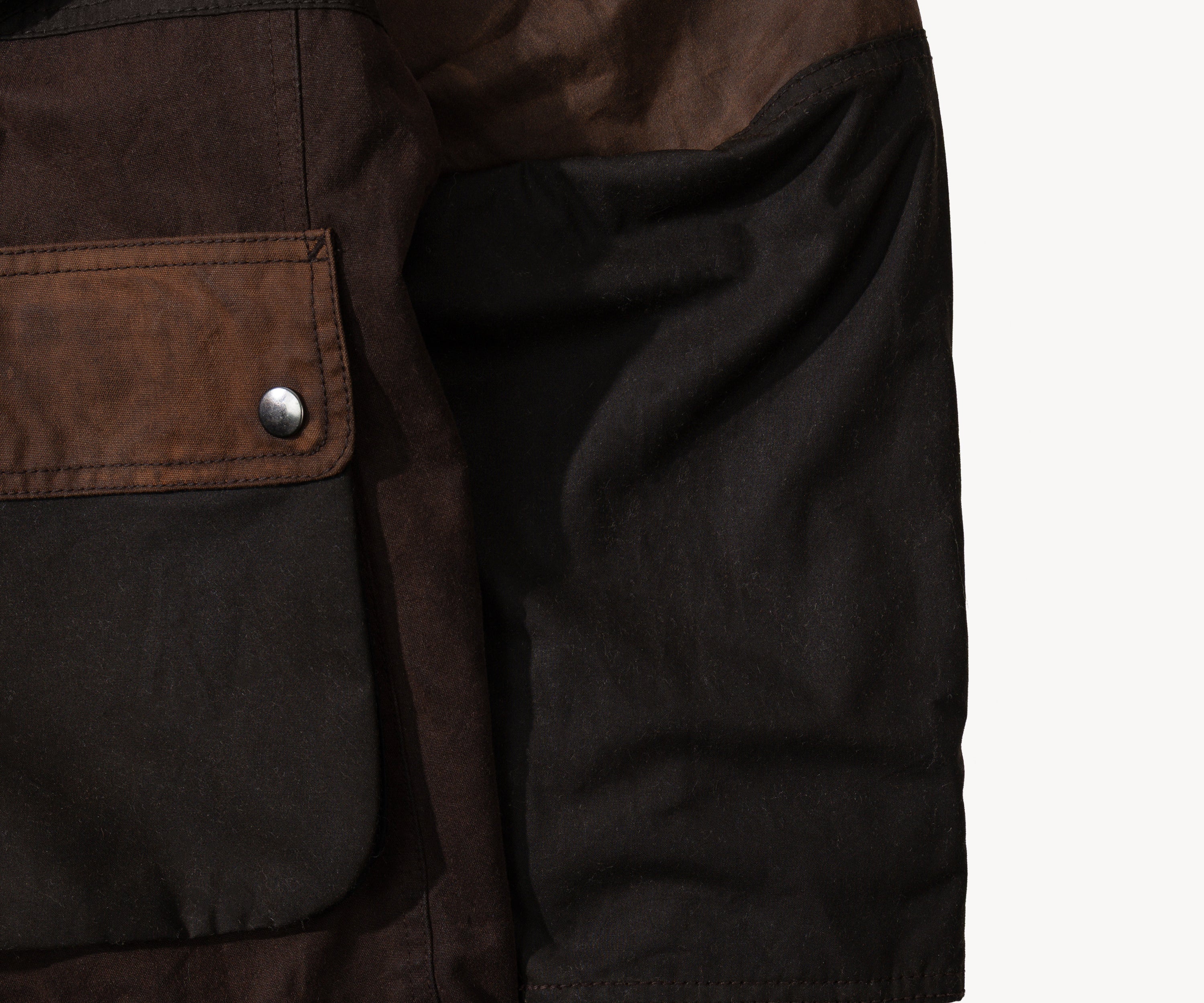 REWORK® FLY WAX JACKET - N° 033 Coats & Jackets MEDIUM / BROWN - BRUT Clothing