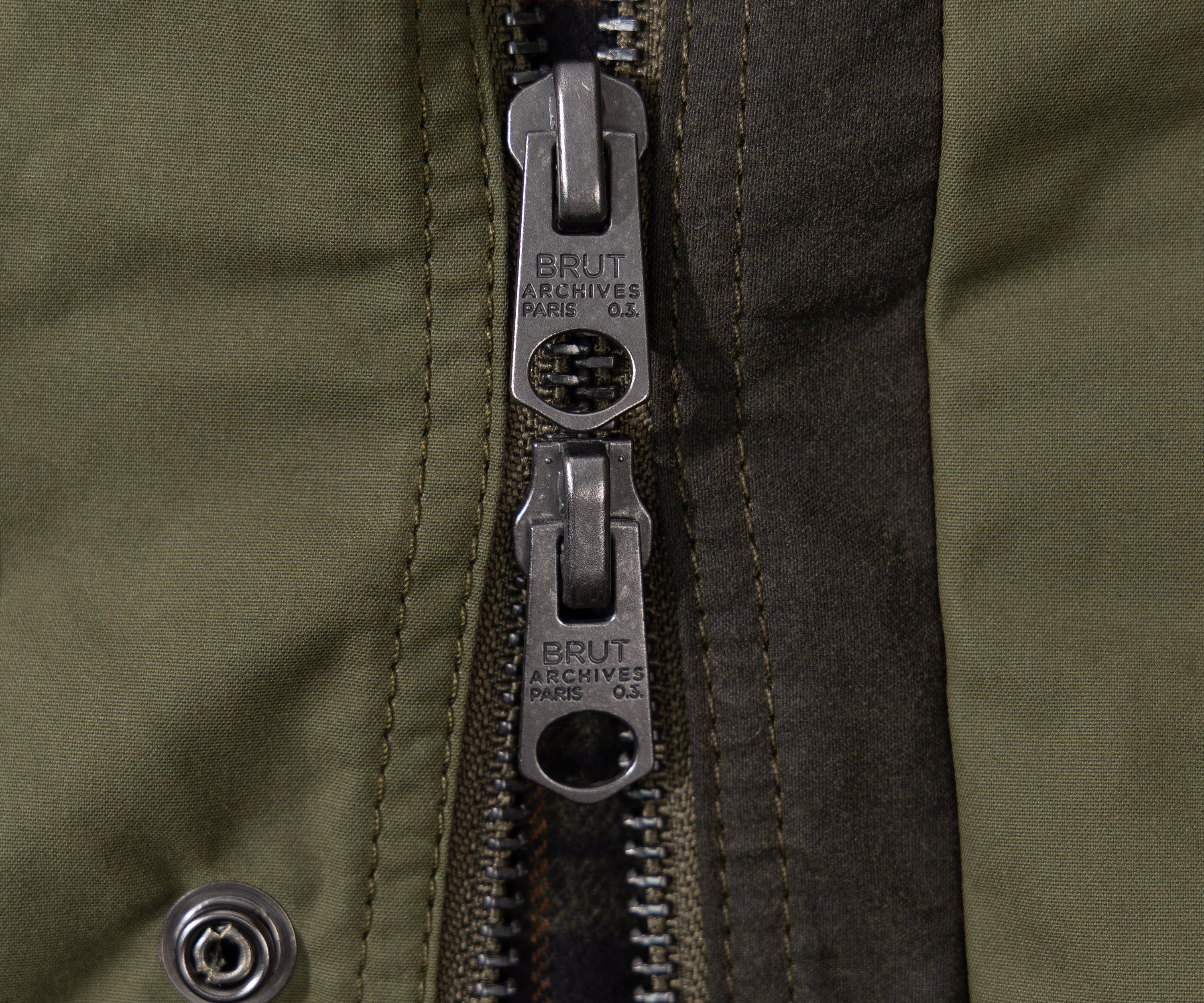 REWORK® FLY WAX JACKET - N° 014 Manteaux et vestes MEDIUM / VERT - BRUT Clothing