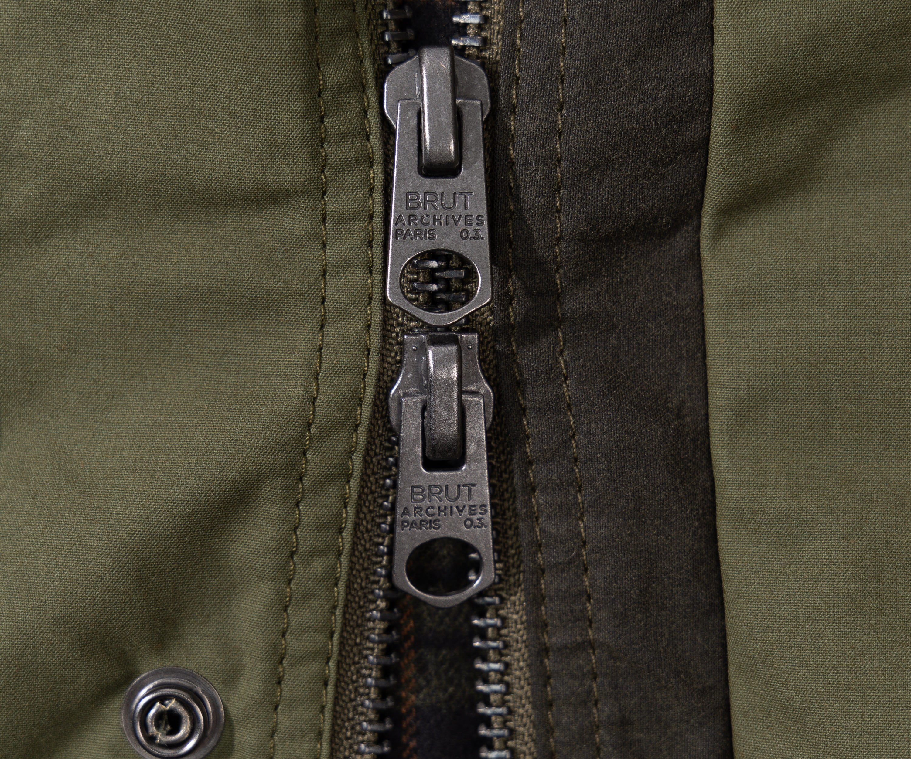 REWORK® FLY WAX JACKET - N° 014 Coats & Jackets MEDIUM / GREEN - BRUT Clothing