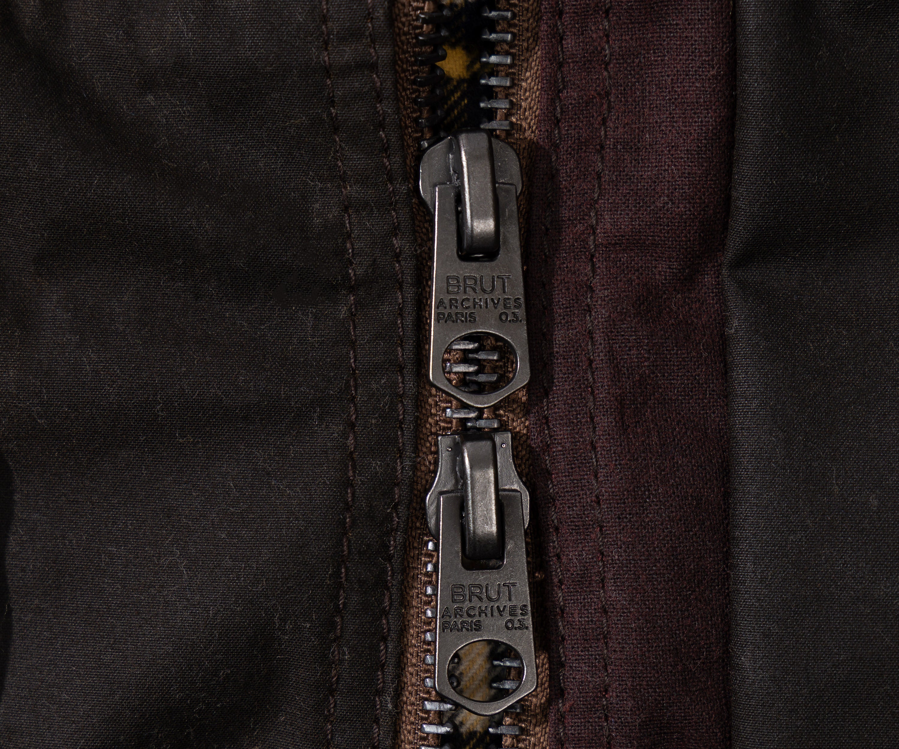 REWORK® FLY WAX JACKET - N° 025 Coats & Jackets MEDIUM / BROWN - BRUT Clothing