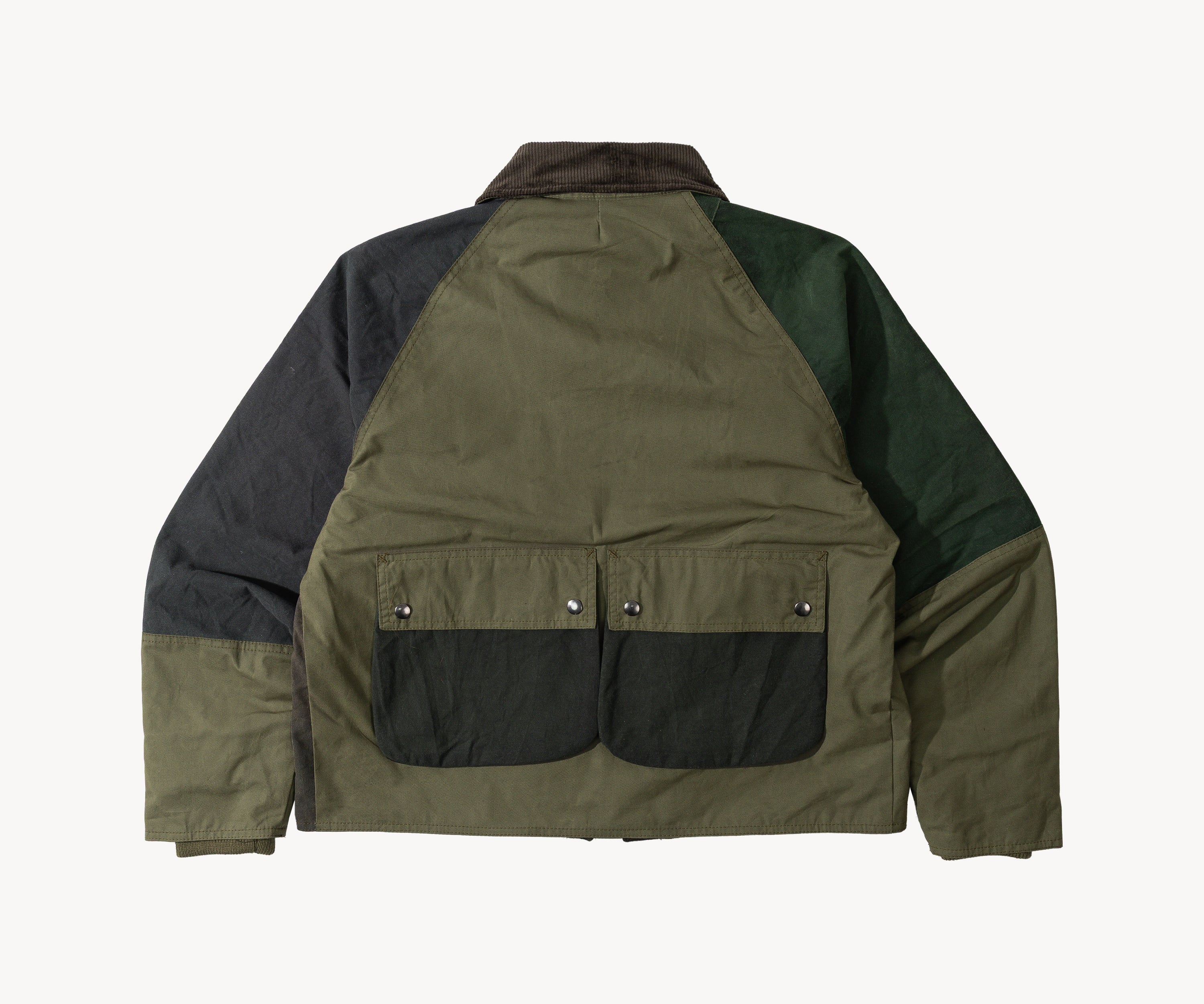 REWORK® FLY WAX JACKET - N° 002 Coats & Jackets SMALL / GREEN - BRUT Clothing