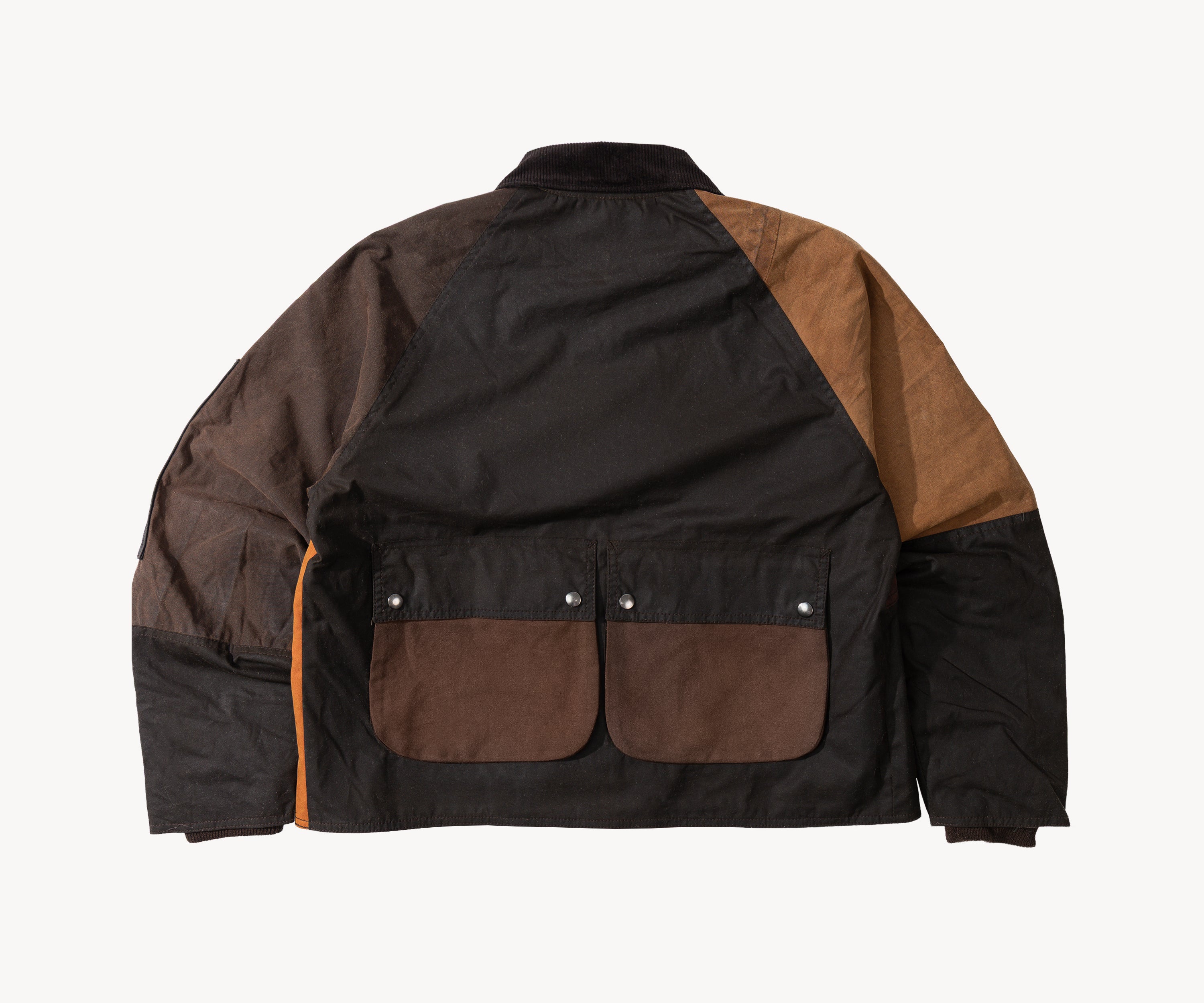 REWORK® FLY WAX JACKET - N° 008 Coats & Jackets SMALL / BROWN - BRUT Clothing