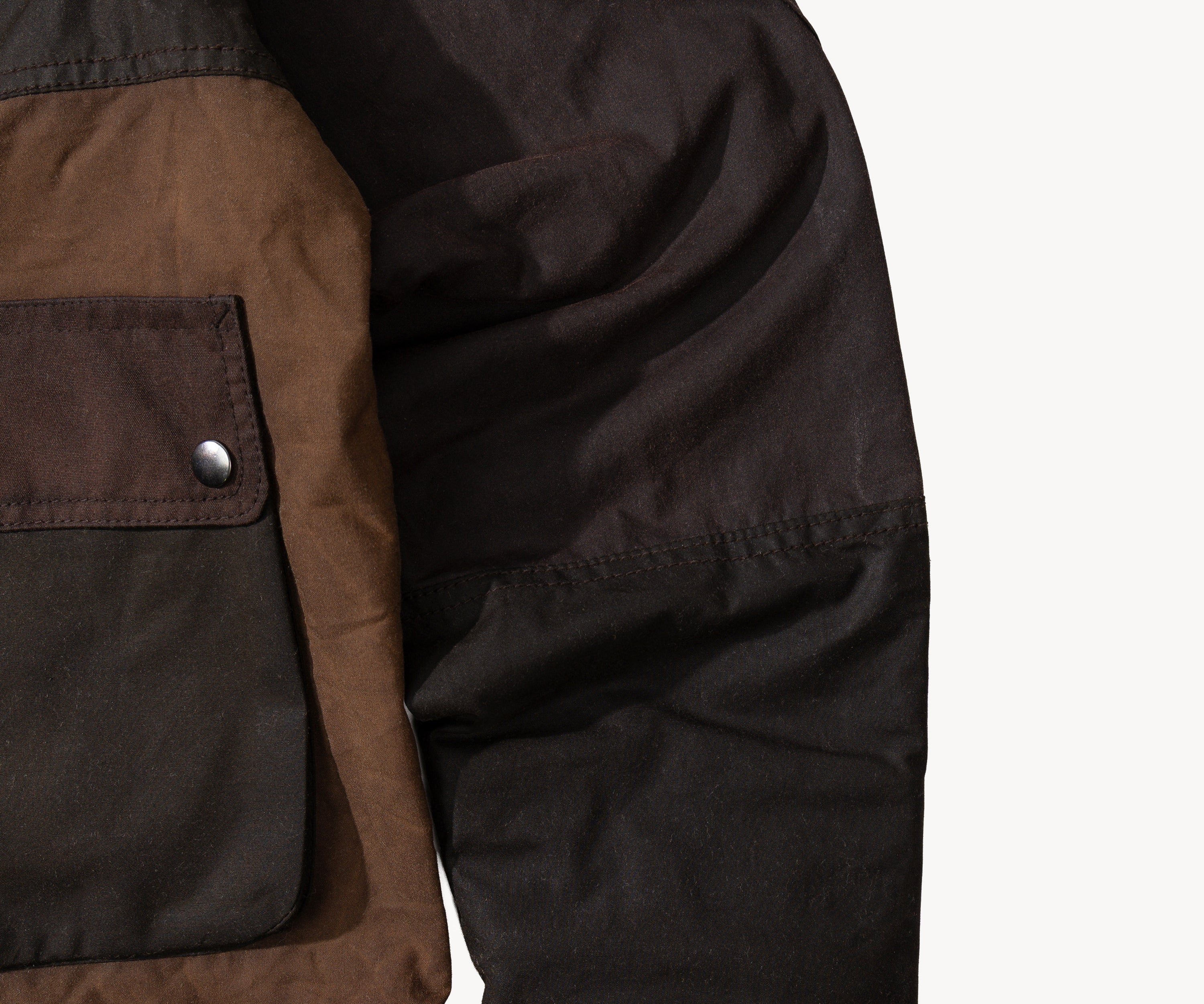 REWORK® FLY WAX JACKET - N° 009 Coats & Jackets SMALL / BROWN - BRUT Clothing