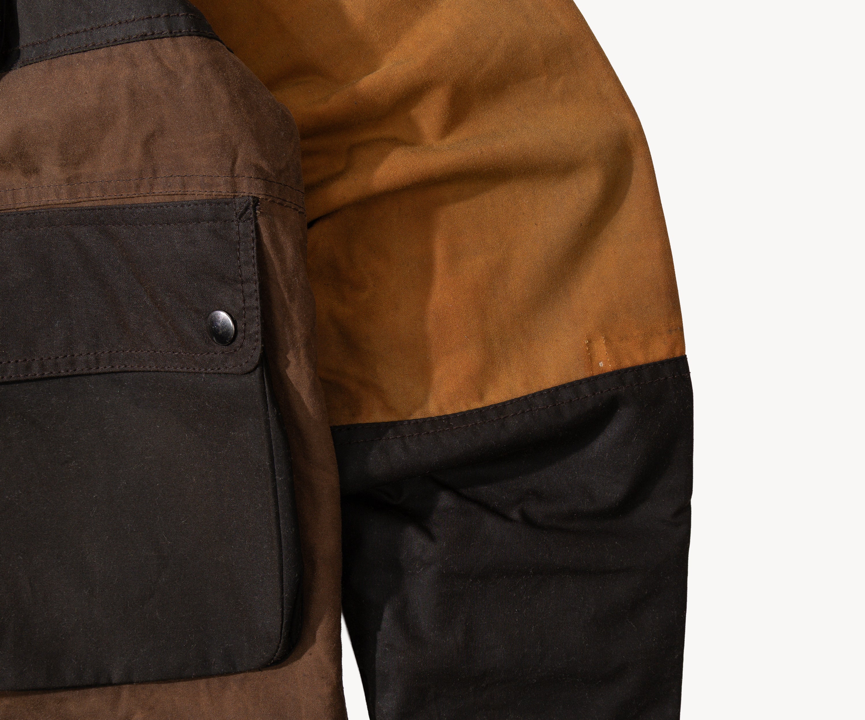 REWORK® FLY WAX JACKET - N° 010 Coats & Jackets SMALL / BROWN - BRUT Clothing