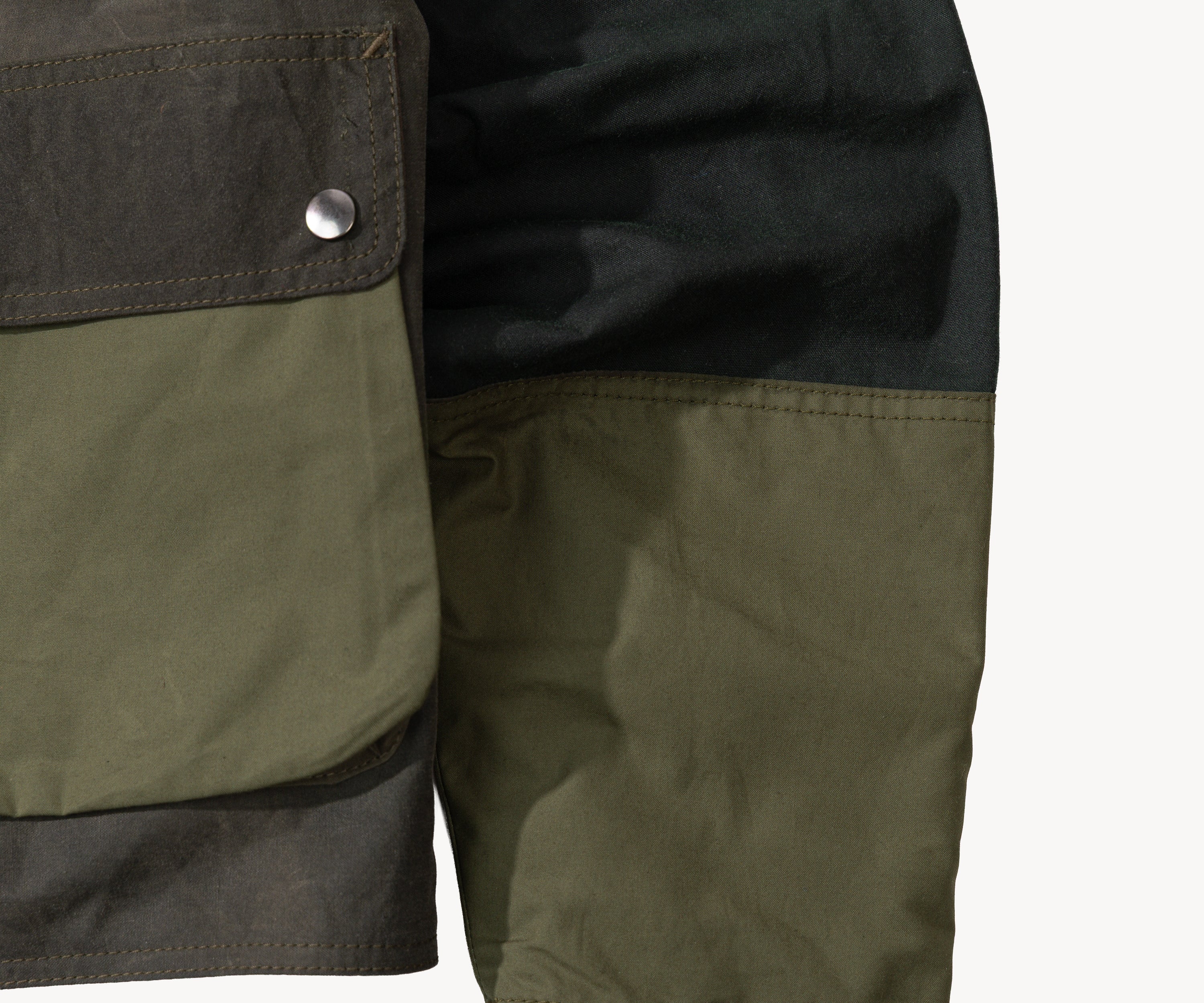 REWORK® FLY WAX JACKET - N° 001 Coats & Jackets SMALL / GREEN - BRUT Clothing