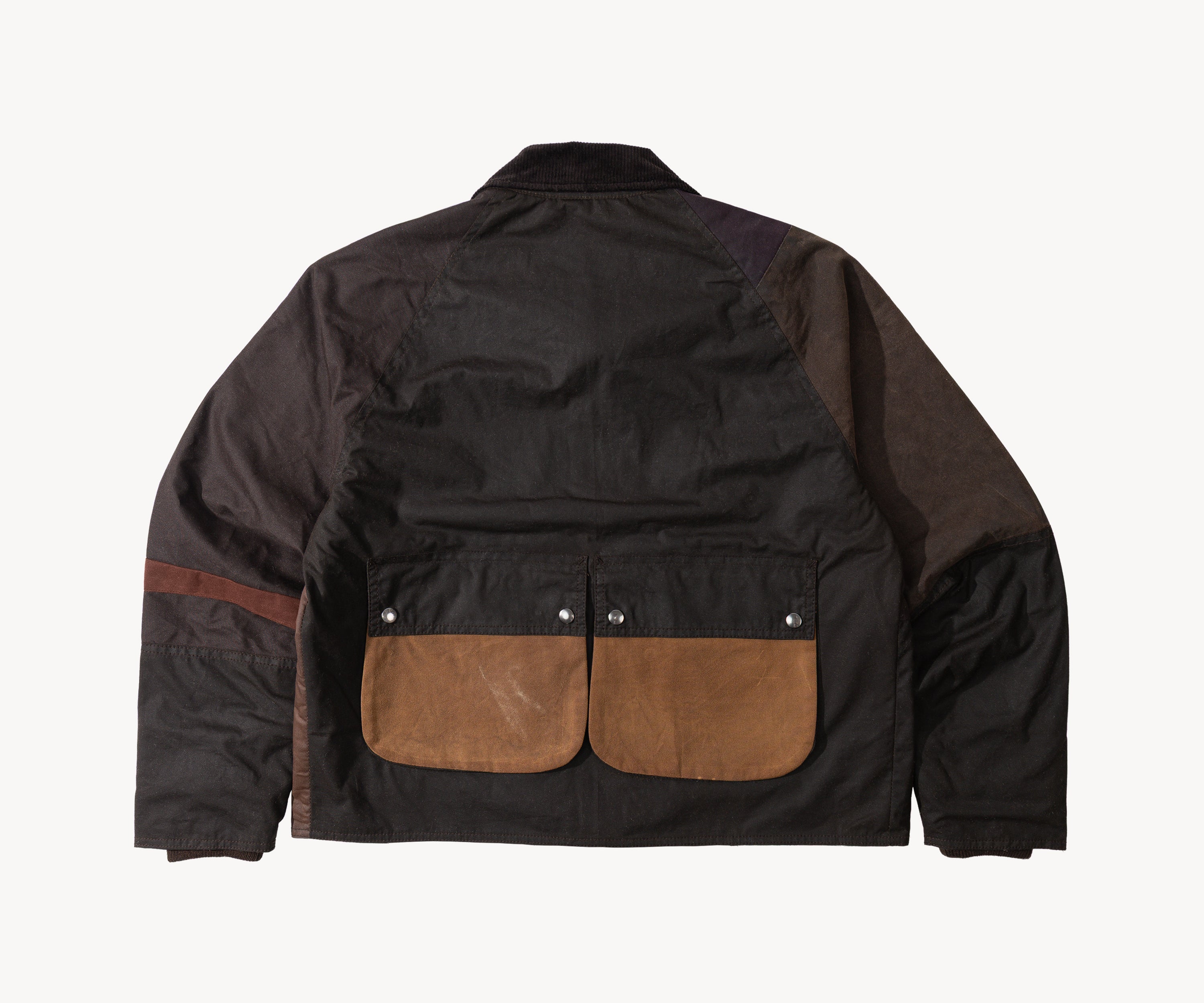 REWORK® FLY WAX JACKET - N° 012 Coats & Jackets SMALL / BROWN - BRUT Clothing