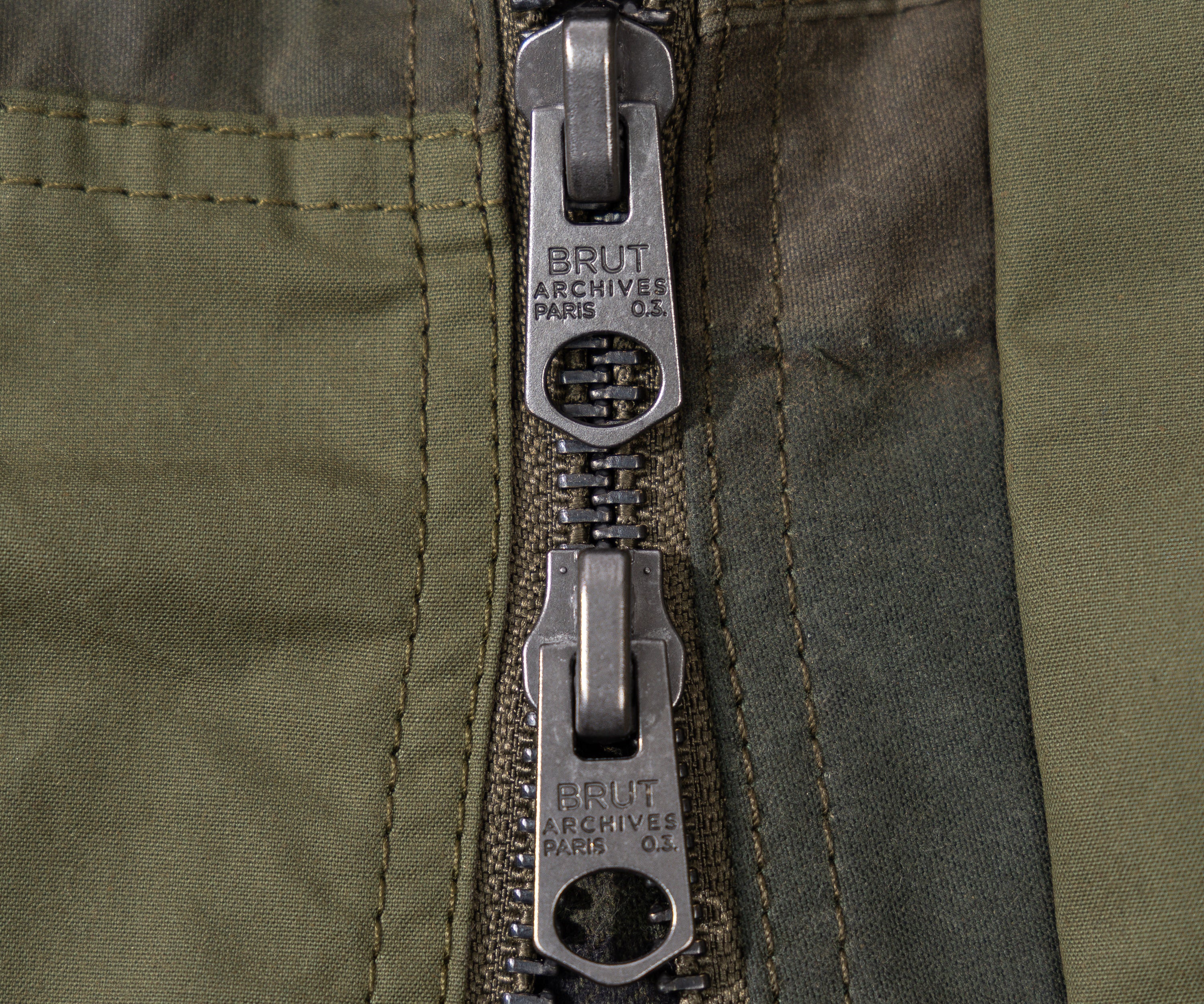 REWORK® FLY WAX JACKET - N° 001 Coats & Jackets SMALL / GREEN - BRUT Clothing