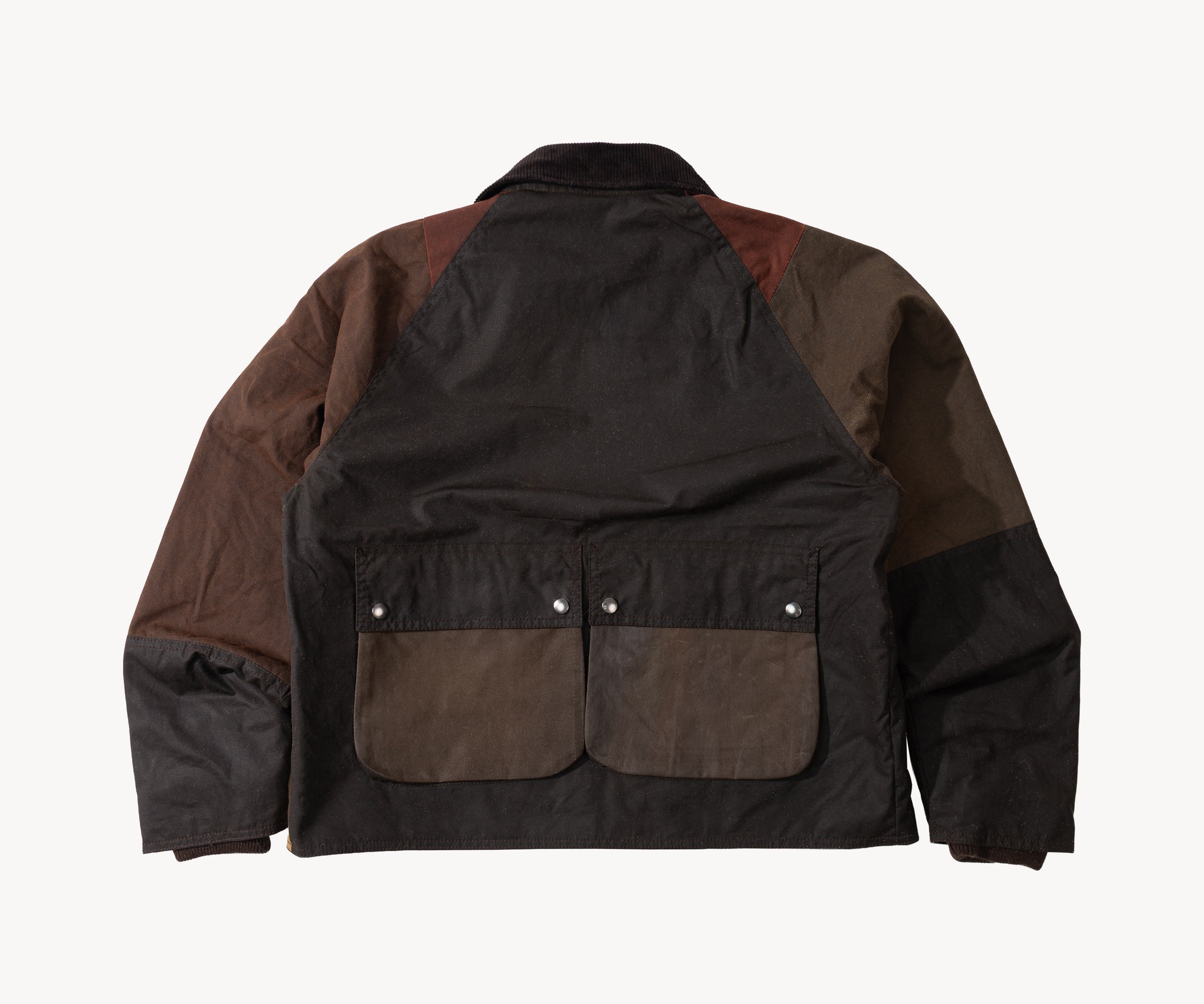 REWORK® FLY WAX JACKET - N° 007 Coats & Jackets SMALL / BROWN - BRUT Clothing