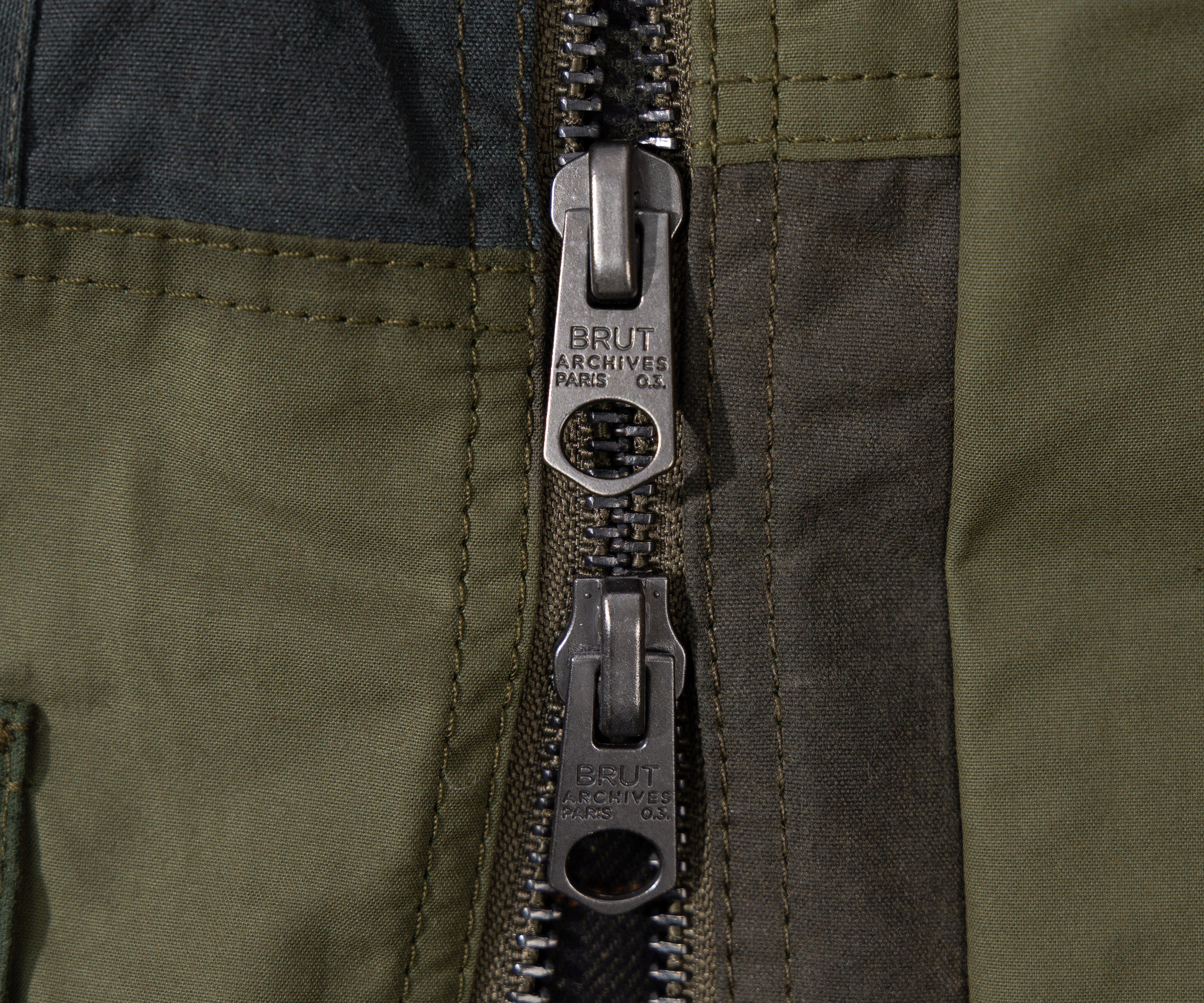 REWORK® FLY WAX JACKET - N° 002 Coats & Jackets SMALL / GREEN - BRUT Clothing