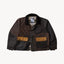 REWORK® FLY WAX JACKET - N° 060 Coats & Jackets X-LARGE / BROWN - BRUT Clothing