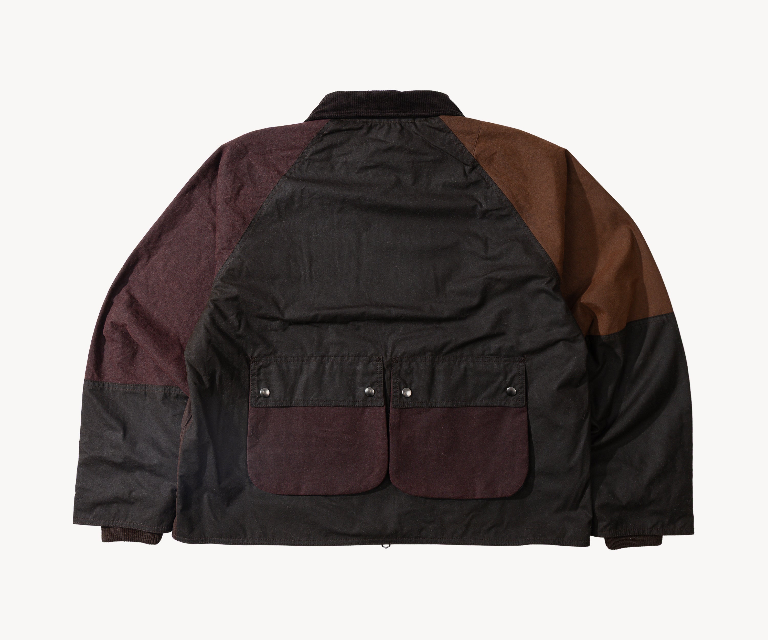 REWORK® FLY WAX JACKET - N° 061 Coats & Jackets X-LARGE / BROWN - BRUT Clothing