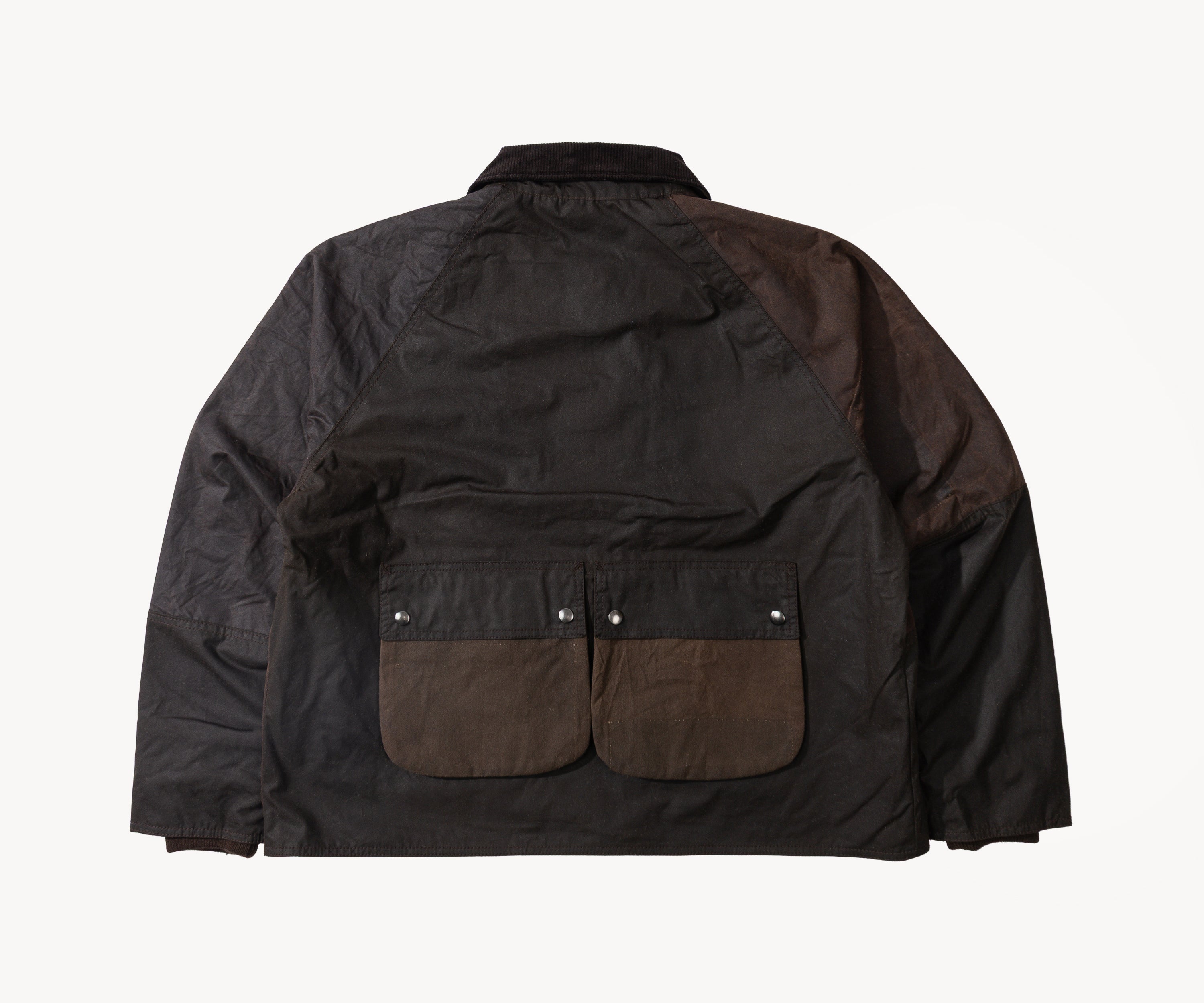 REWORK® FLY WAX JACKET - N° 060 Coats & Jackets X-LARGE / BROWN - BRUT Clothing