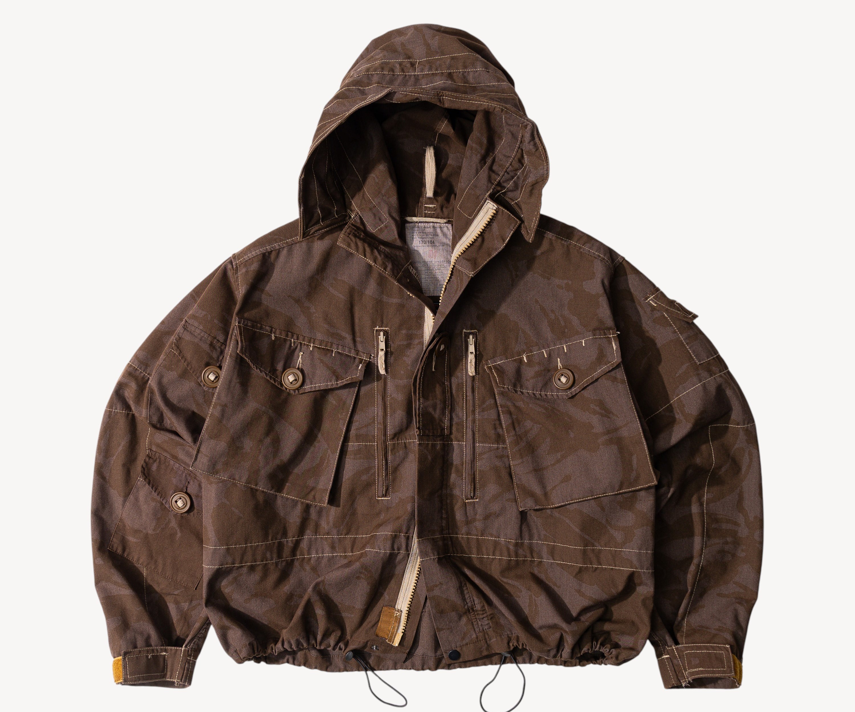 REWORK® WINDPROOF JACKET Coats & Jackets S / OVERDYED BROWN - BRUT Clothing
