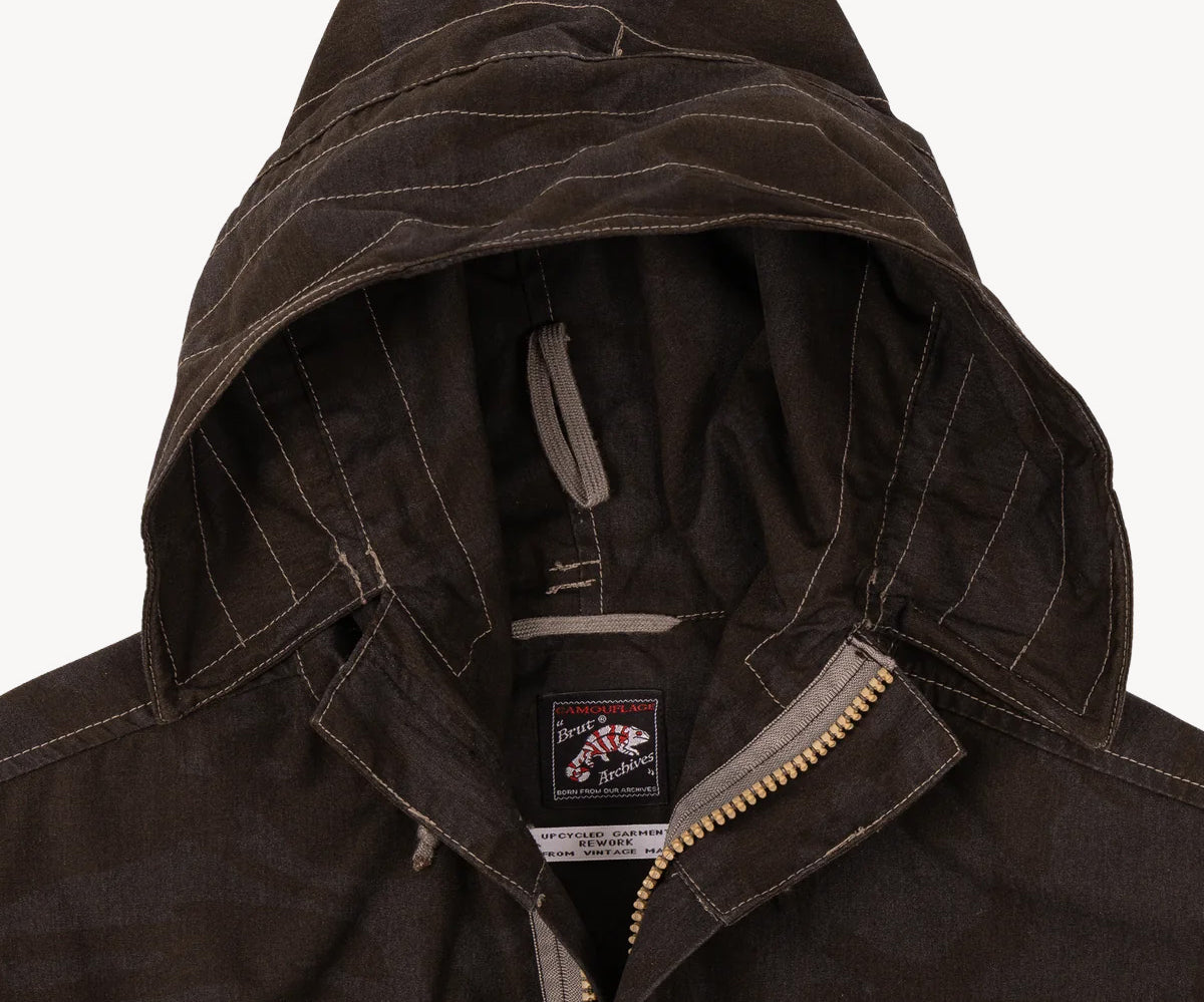 REWORK® WINDPROOF JACKET Coats & Jackets 1 / OVERDYED BLACK - BRUT Clothing
