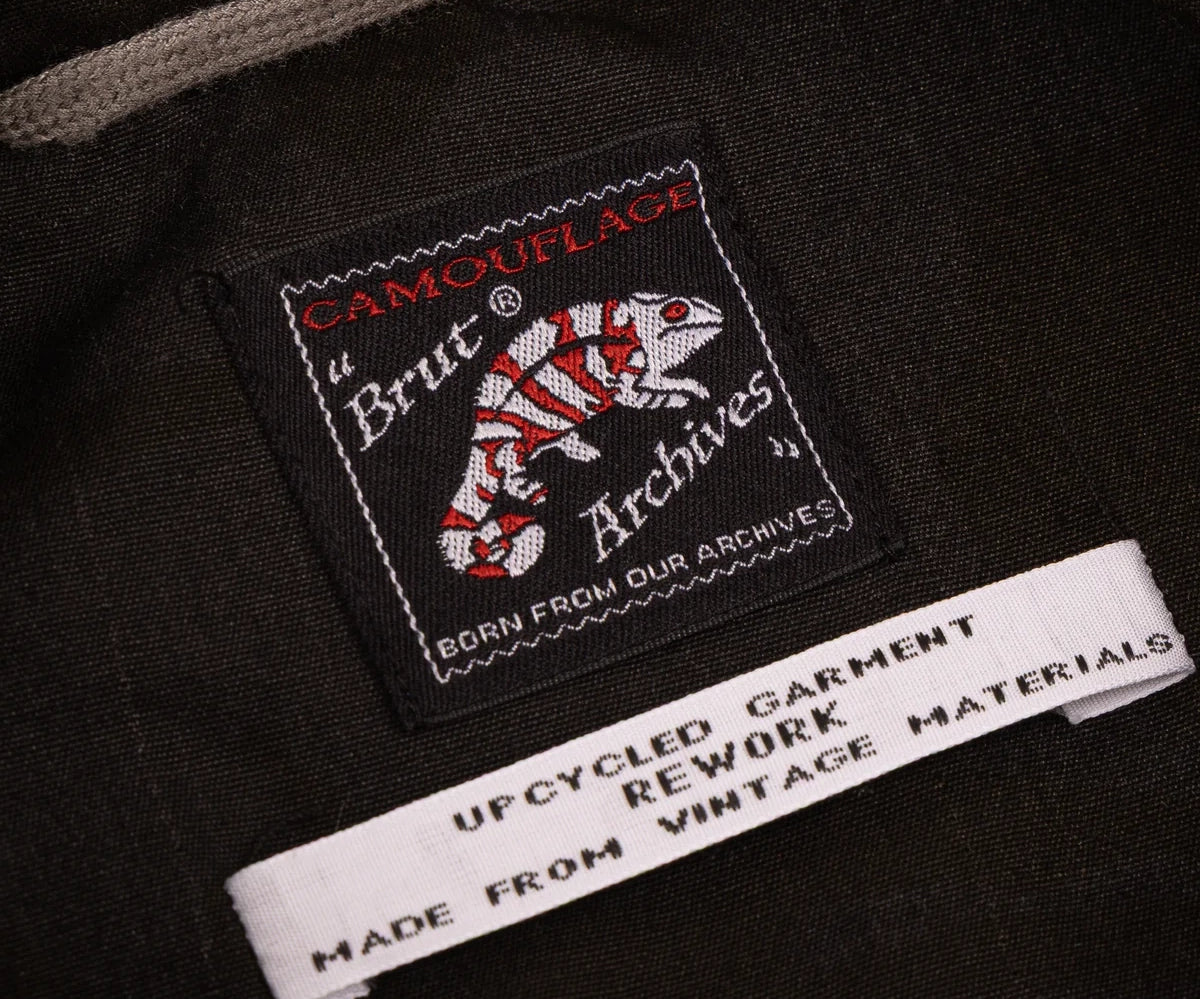 REWORK® WINDPROOF JACKET Coats & Jackets 1 / OVERDYED BLACK - BRUT Clothing