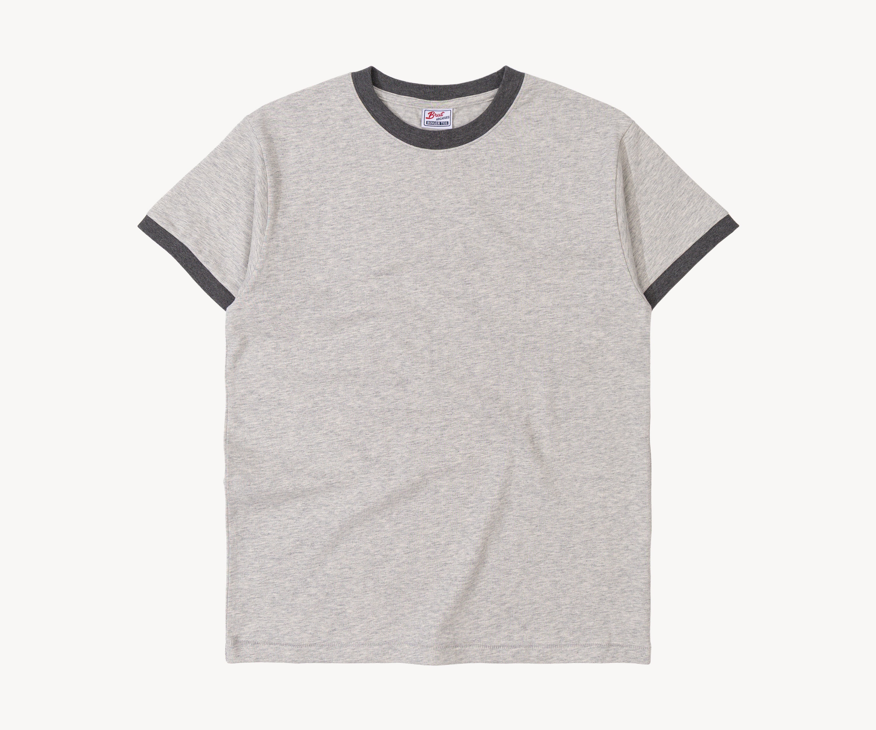 THE RINGER TEE T-Shirts X-SMALL / GREY - BRUT Clothing