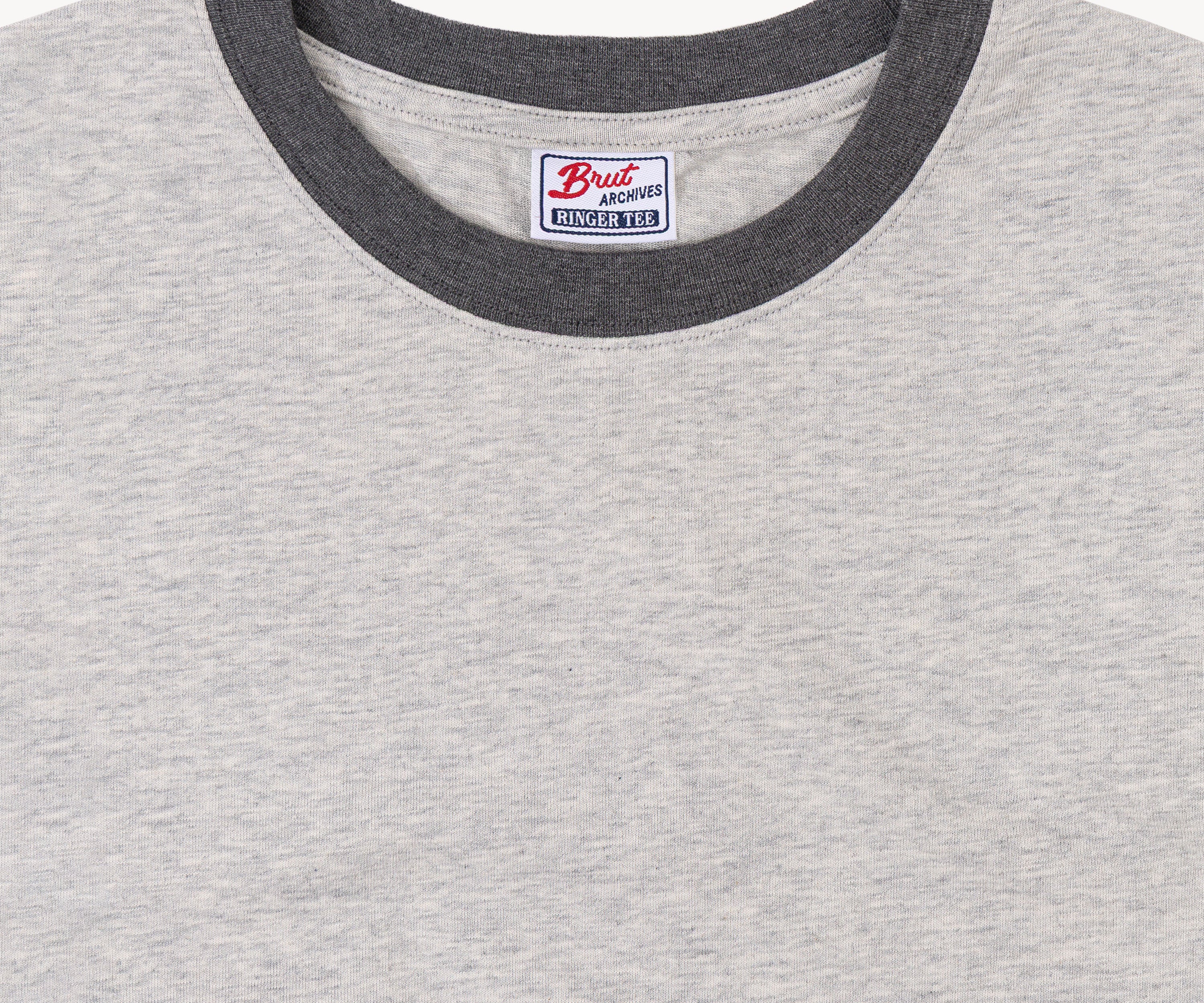 THE RINGER TEE T-Shirts X-SMALL / GREY - BRUT Clothing