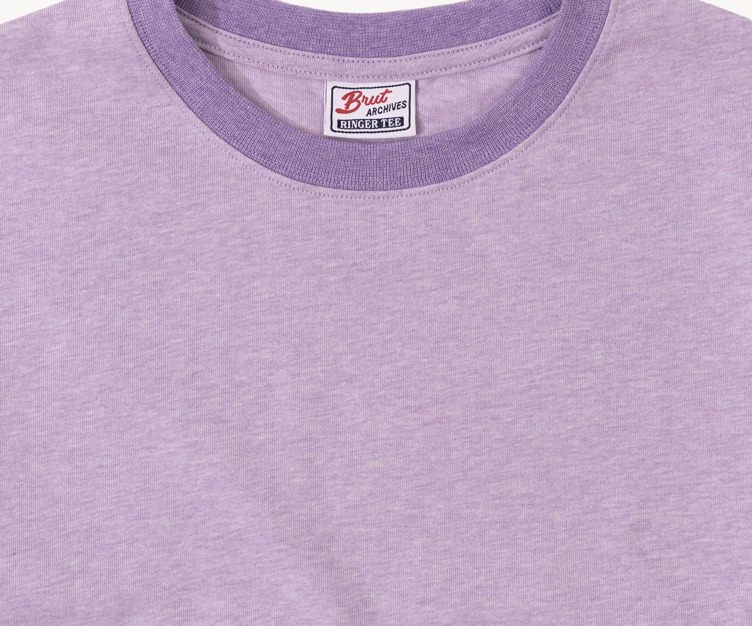 THE RINGER TEE T-Shirts X-SMALL / LIGHT PURPLE - BRUT Clothing