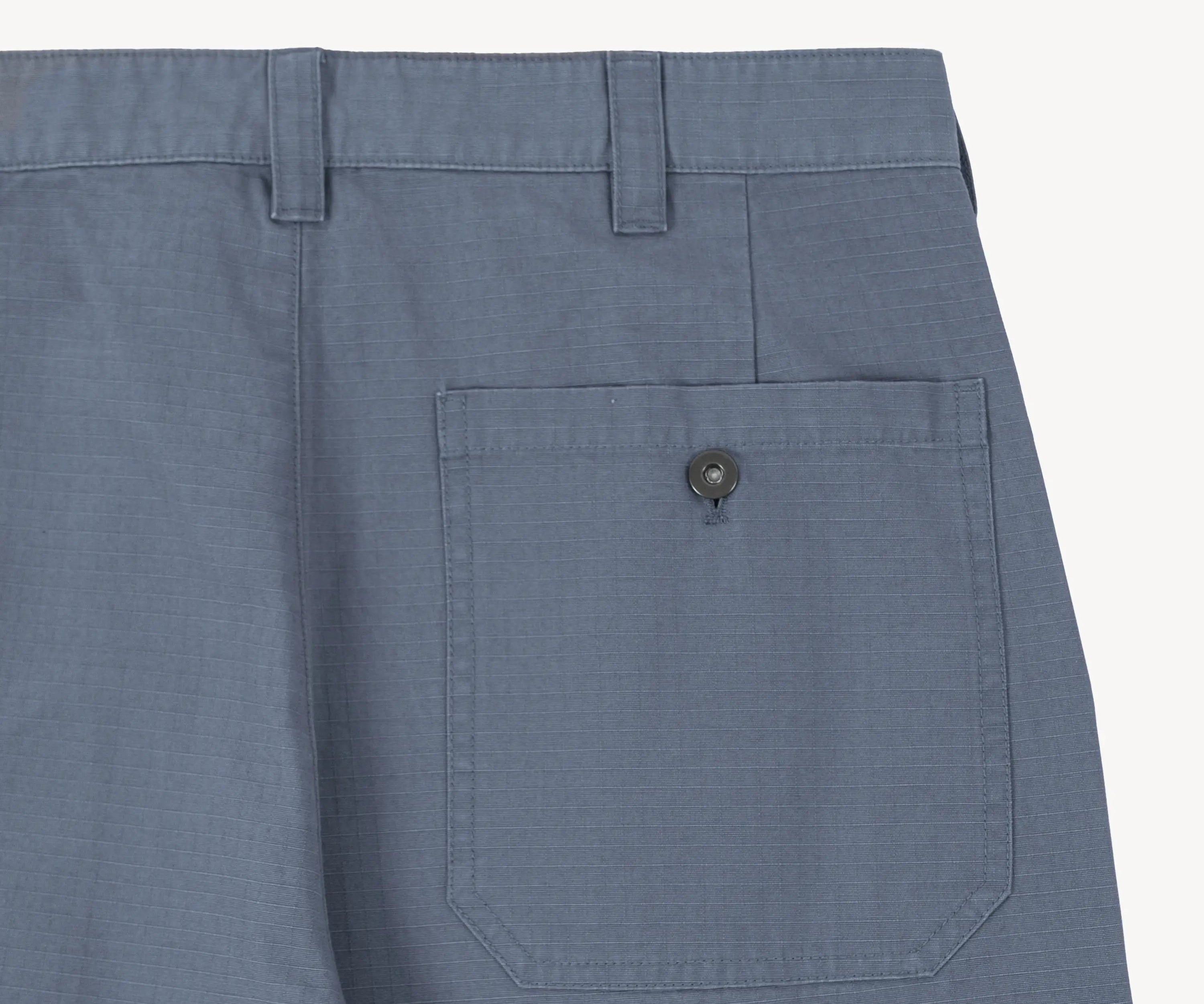 THE RIPSTOP SHORT Pants US26 / FR36 / DUSTY BLUE - BRUT Clothing