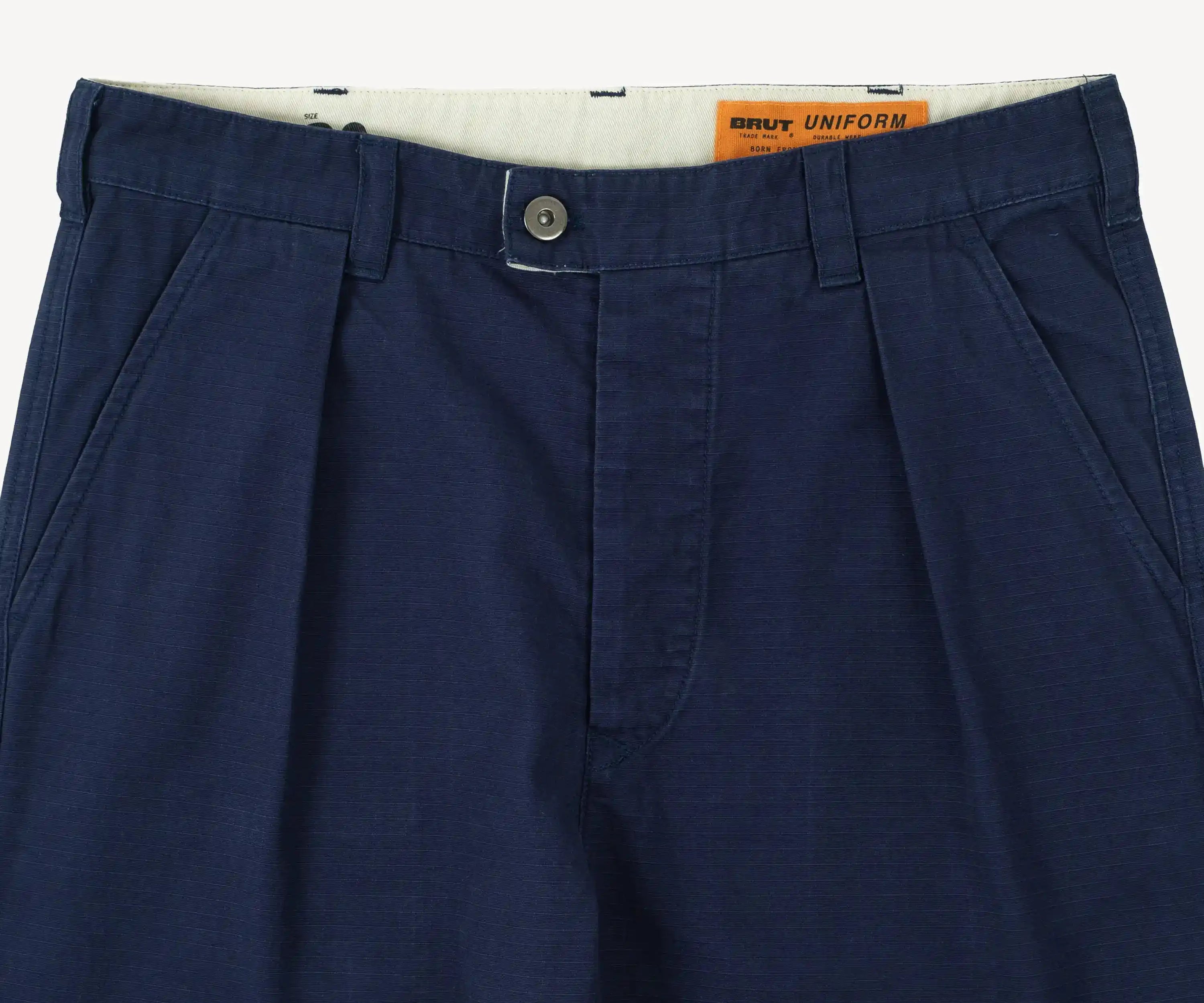 THE RIPSTOP SHORT Pants US26 / FR36 / ROYAL NAVY BLUE - BRUT Clothing