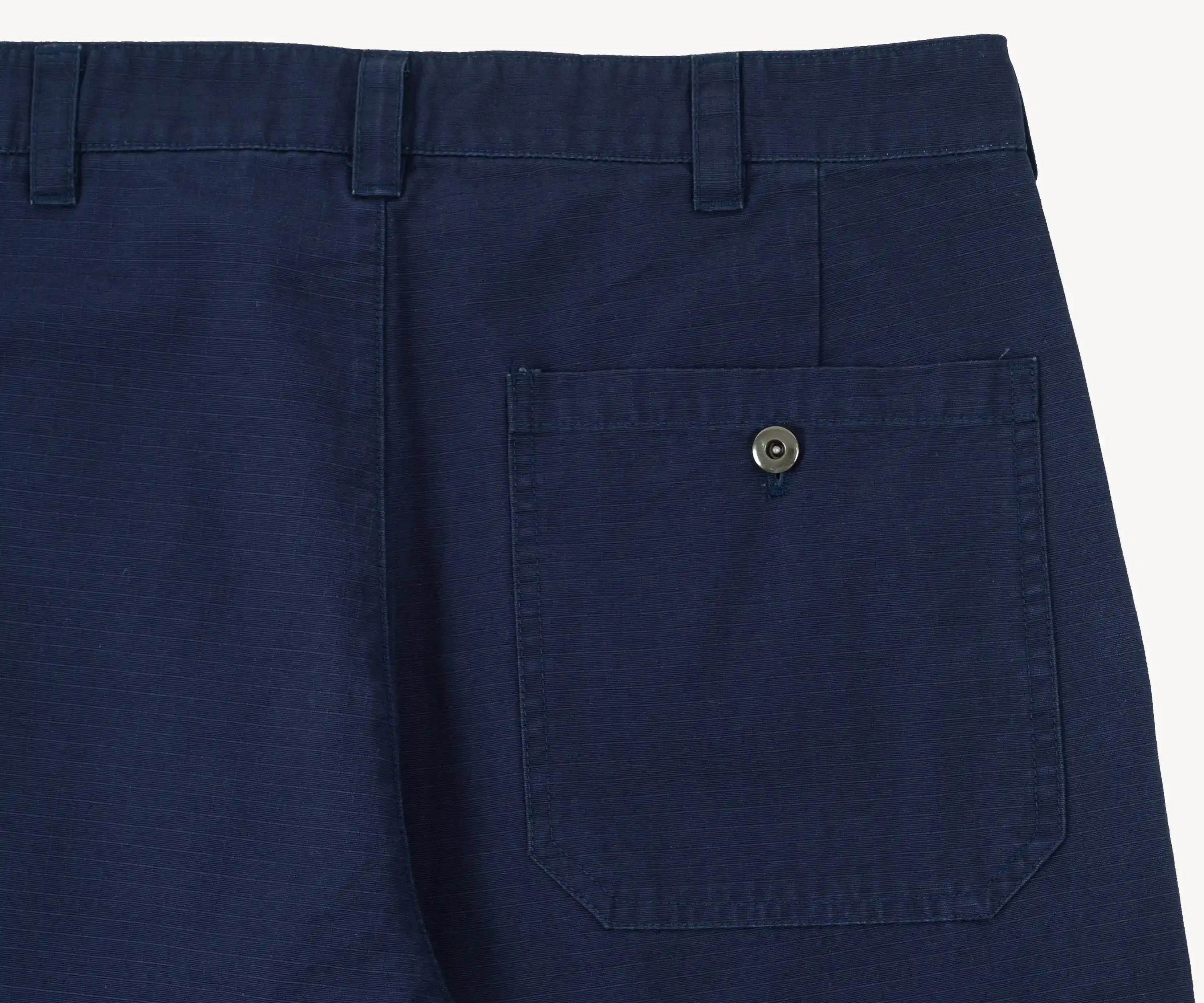 THE RIPSTOP SHORT Pants US26 / FR36 / ROYAL NAVY BLUE - BRUT Clothing