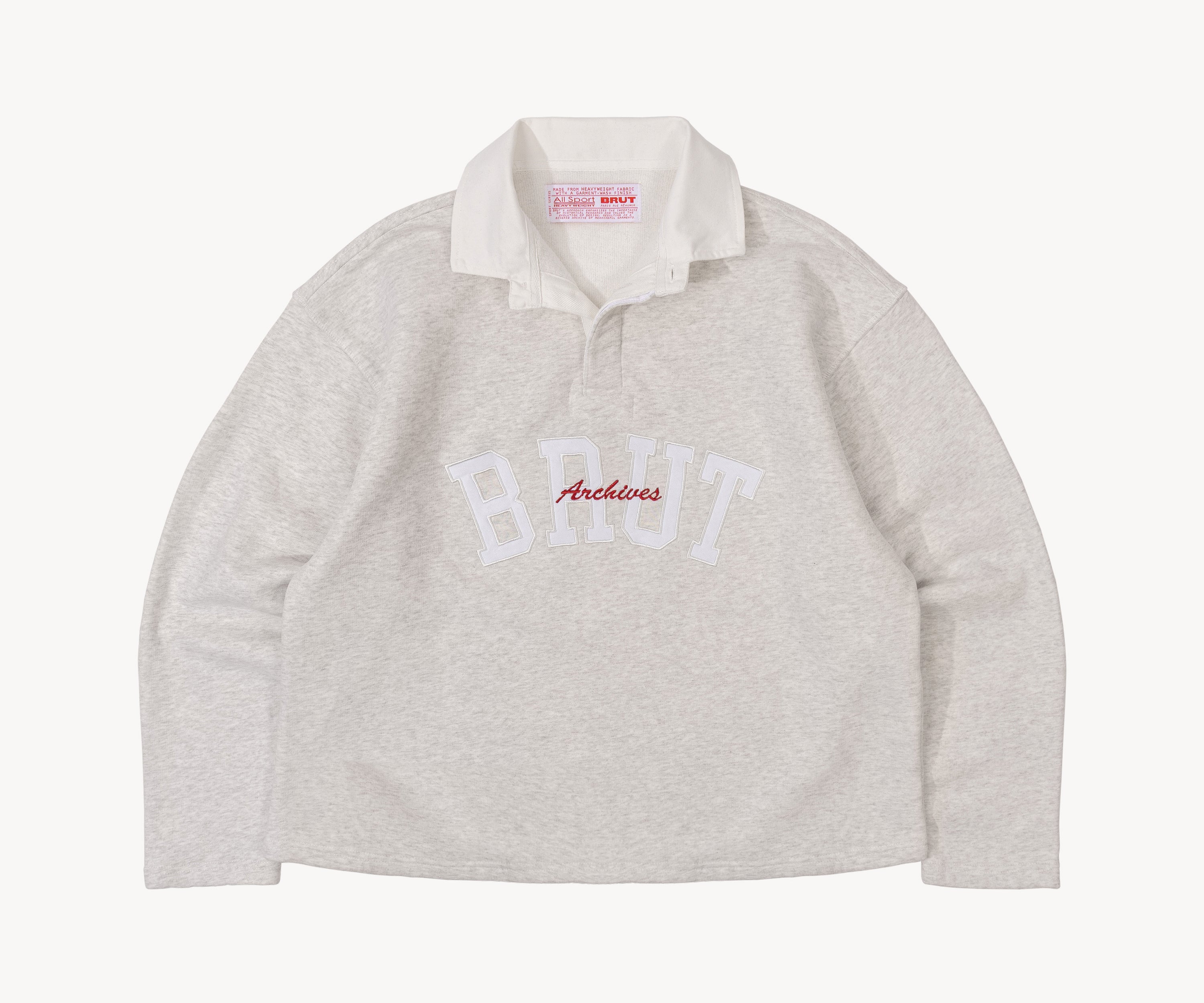 THE RUGBY POLO X-SMALL / GRIS MÉLANGÉ - BRUT Clothing