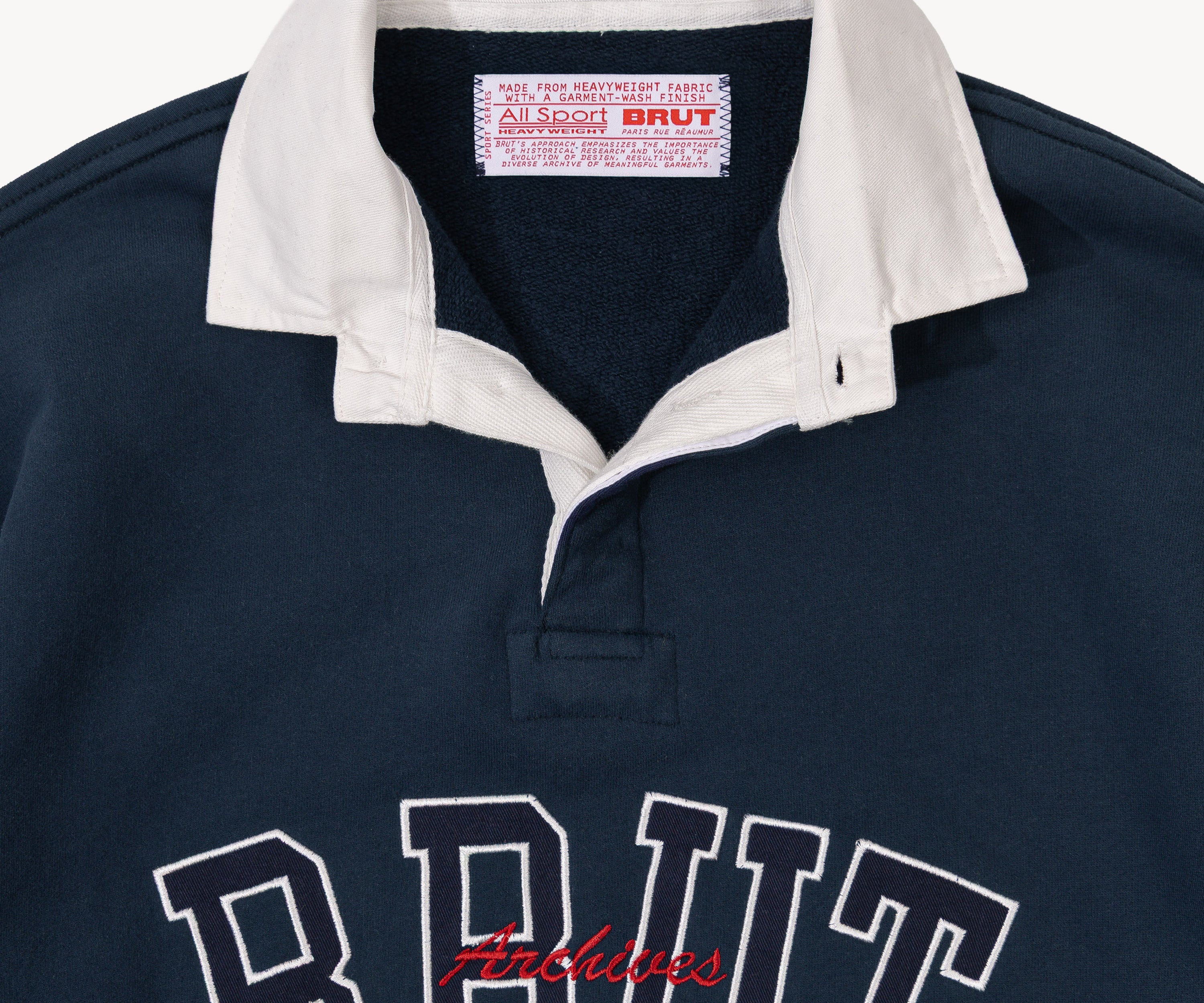 THE RUGBY POLO Sweatshirts X-SMALL / NAVY - BRUT Clothing