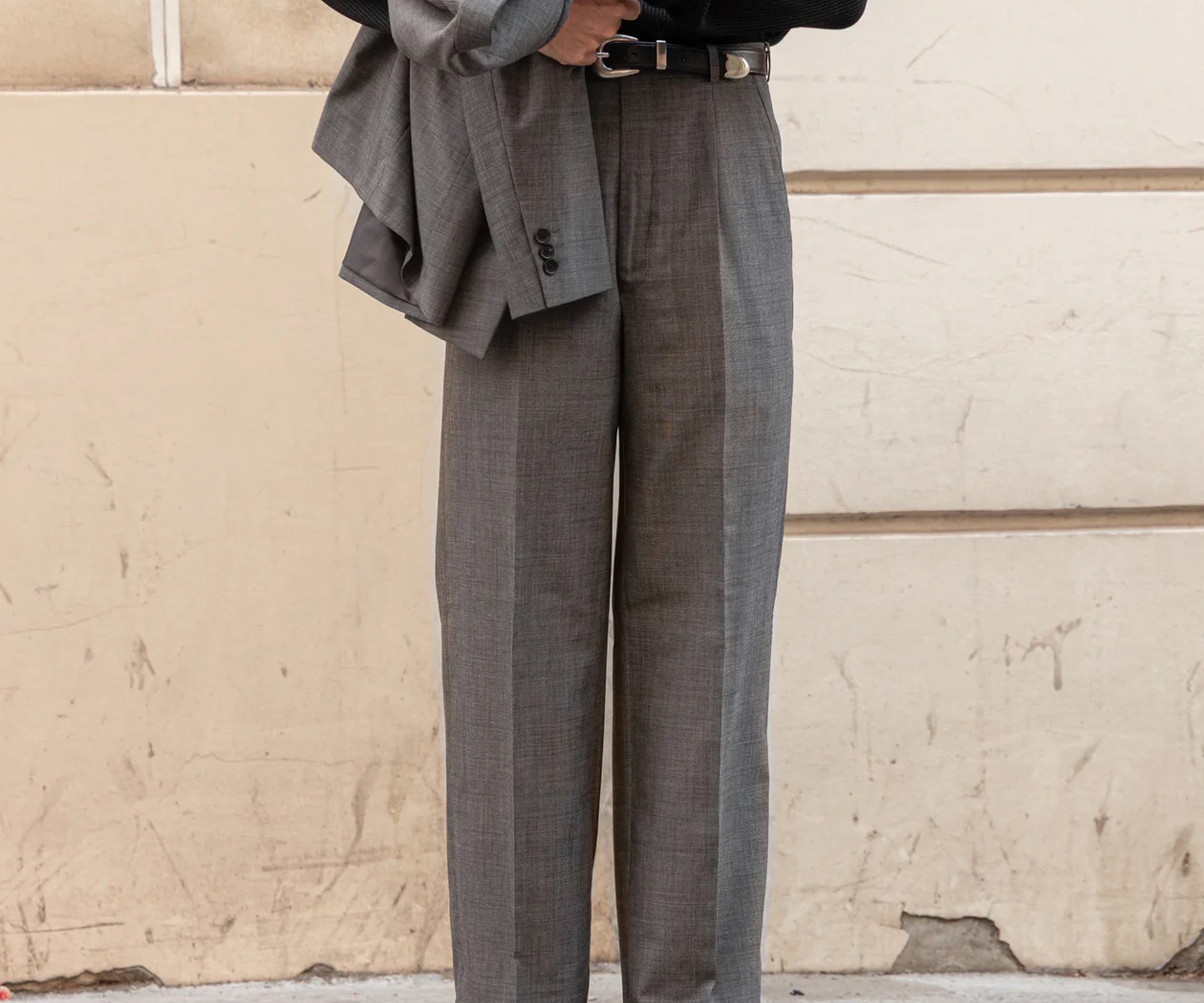 THE SALESMAN PANTS Taille US 30 / FR 40 / GRIS - BRUT Clothing