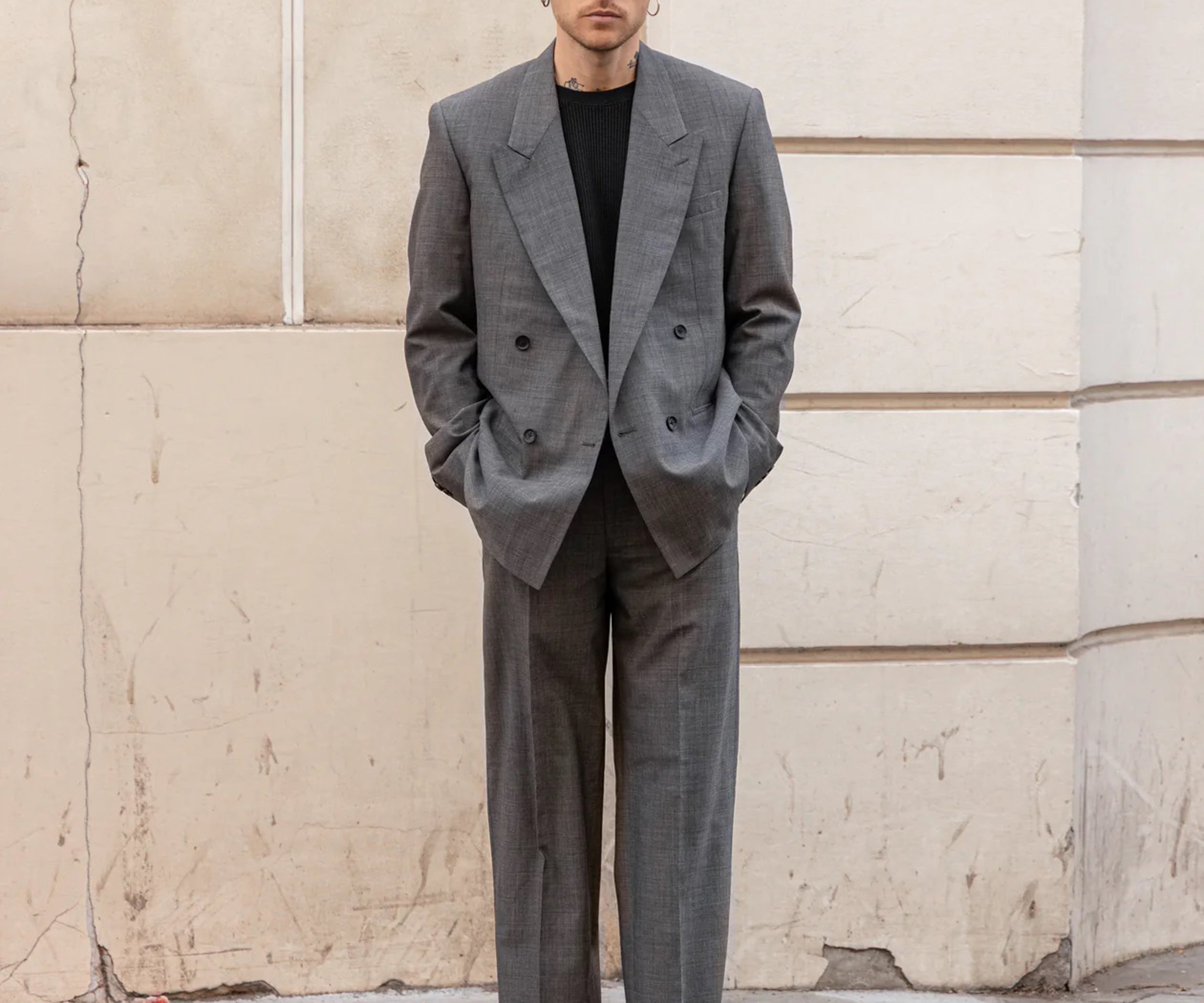 THE SALESMAN JACKET Manteaux et vestes TAILLE S / GRIS - BRUT Clothing