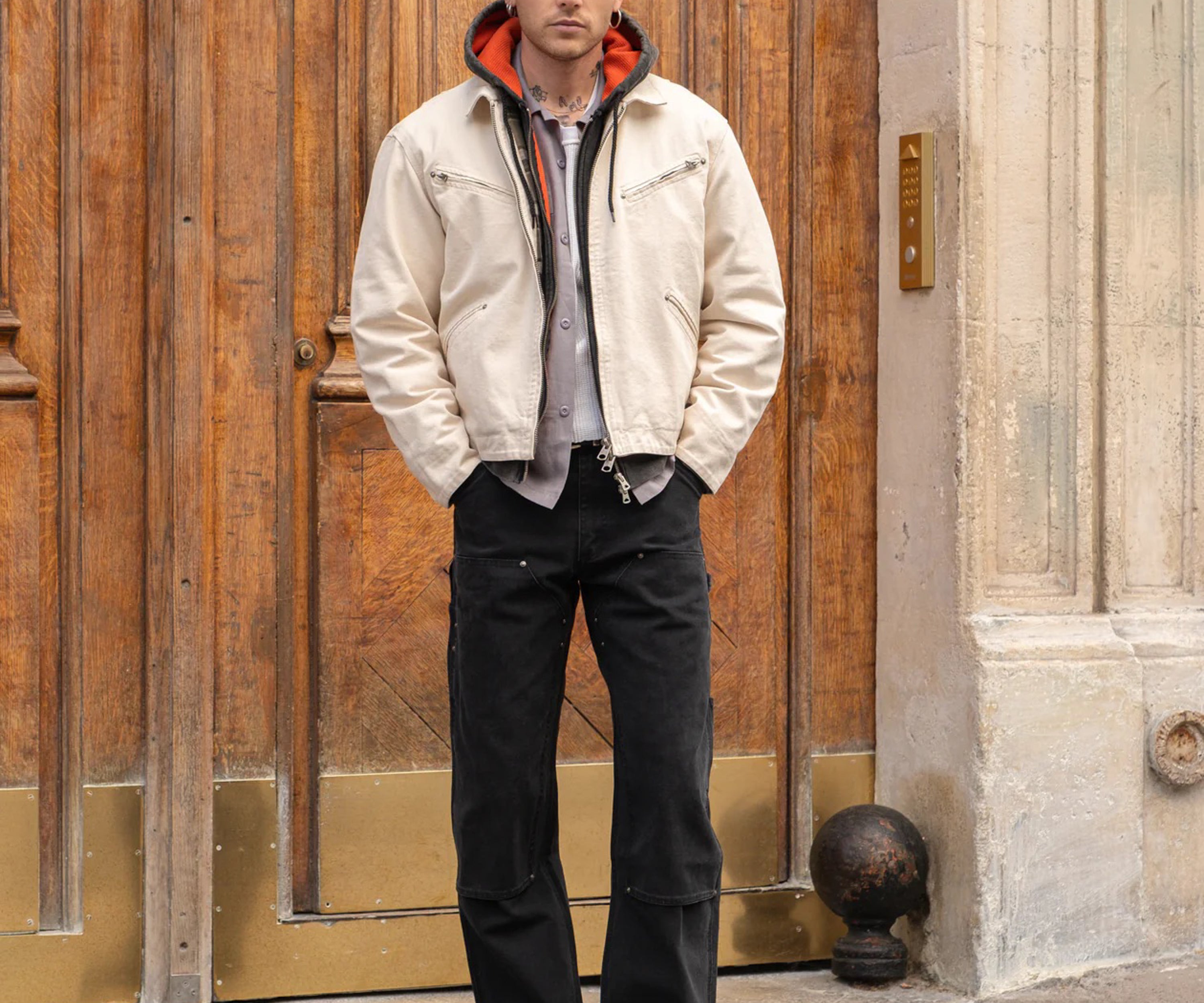 THE BEIRING JACKET Coats & Jackets X-SMALL / NATURAL - BRUT Clothing