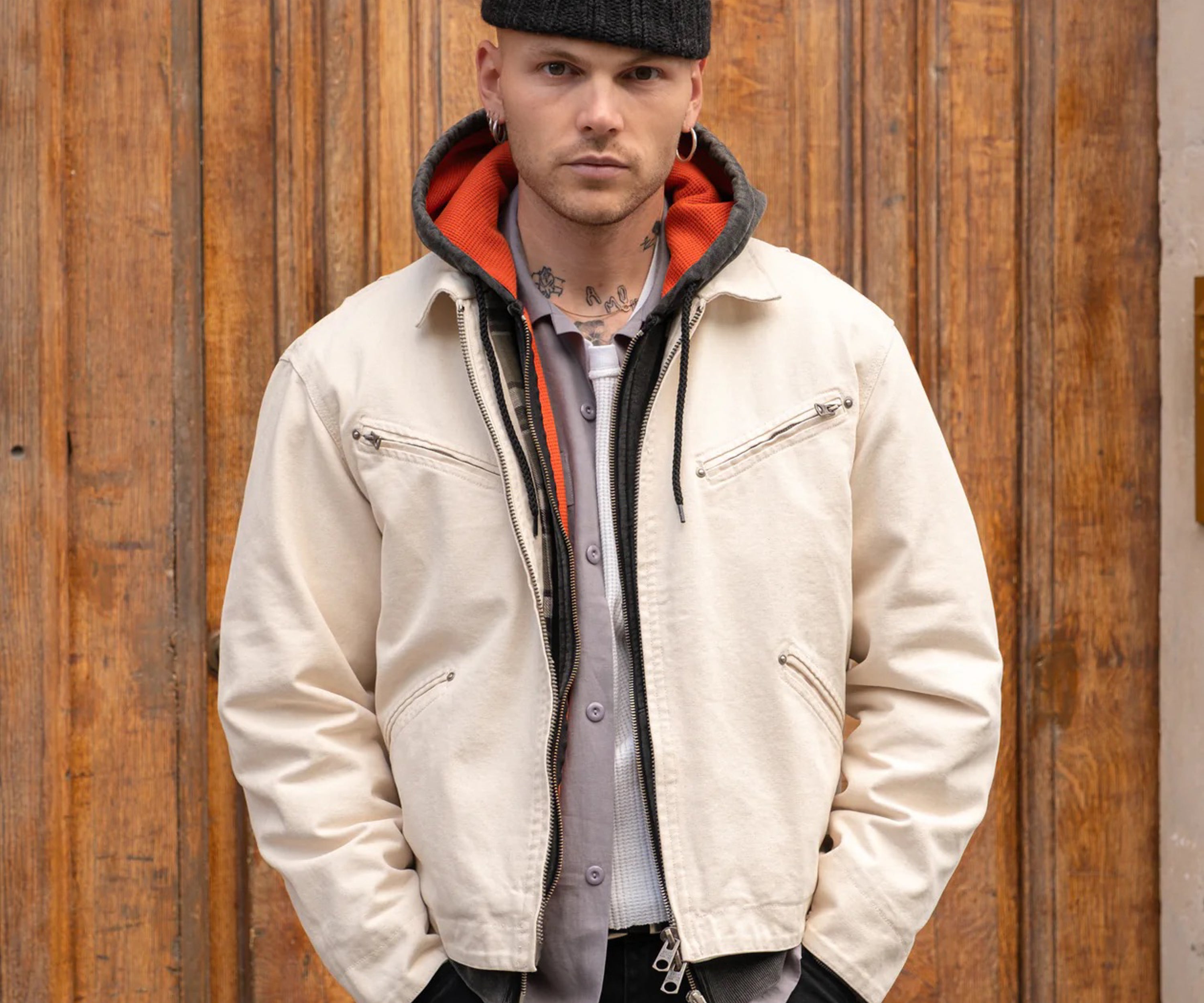 THE BEIRING JACKET Coats & Jackets X-SMALL / NATURAL - BRUT Clothing