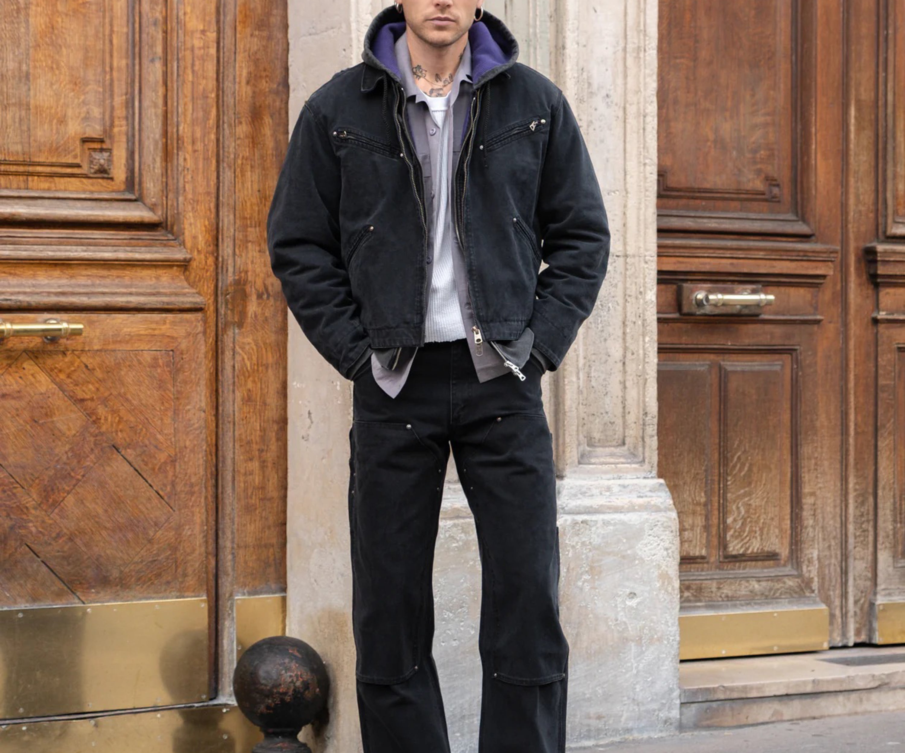 THE BEIRING JACKET Coats & Jackets X-SMALL / BLACK - BRUT Clothing
