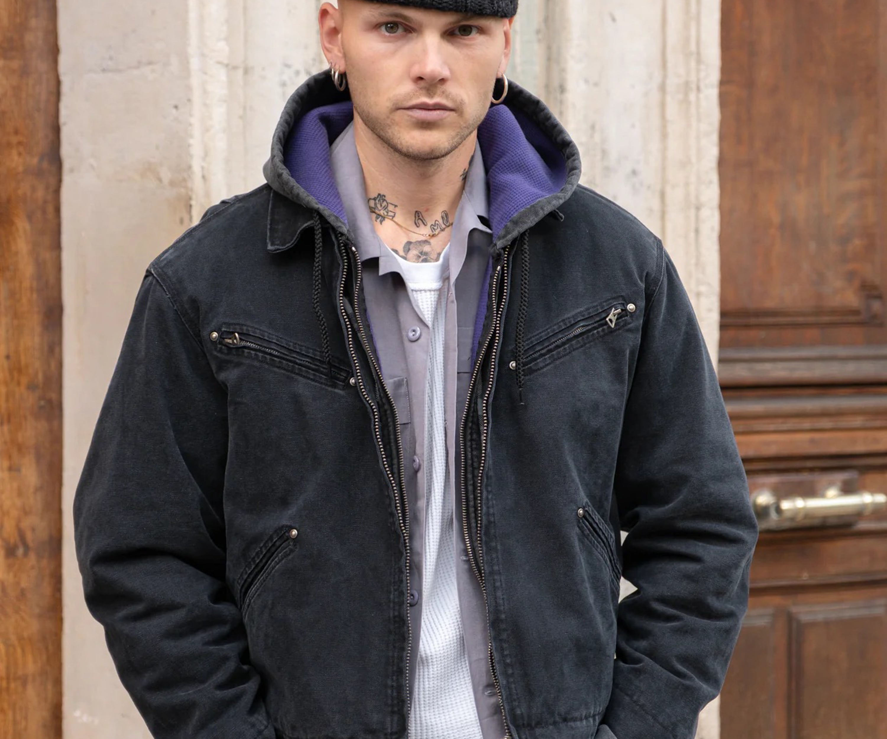 THE BEIRING JACKET Coats & Jackets X-SMALL / BLACK - BRUT Clothing