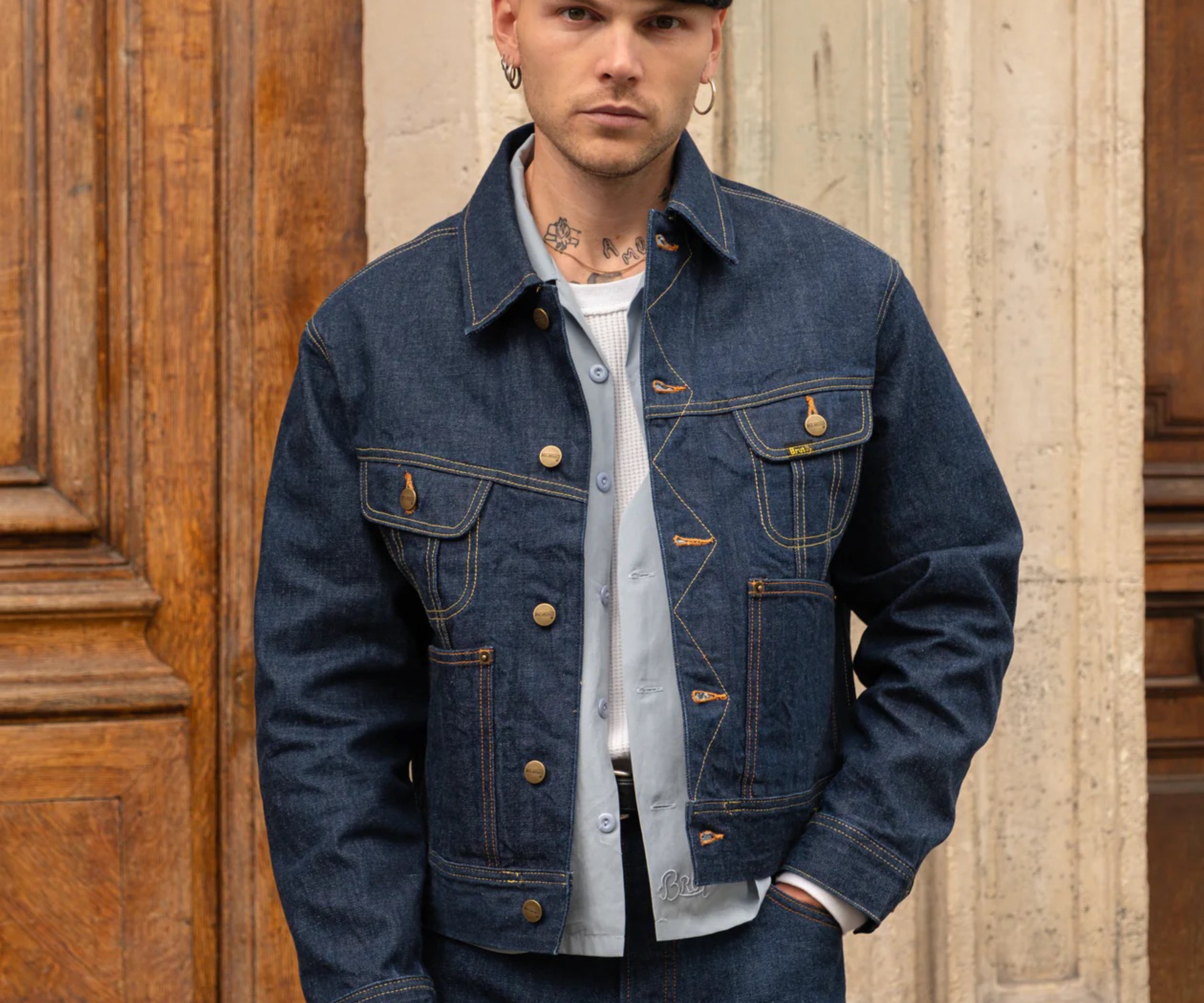 THE RIVET TRUCKER JACKET Manteaux et vestes XS / INDIGO BRUT - BRUT Clothing