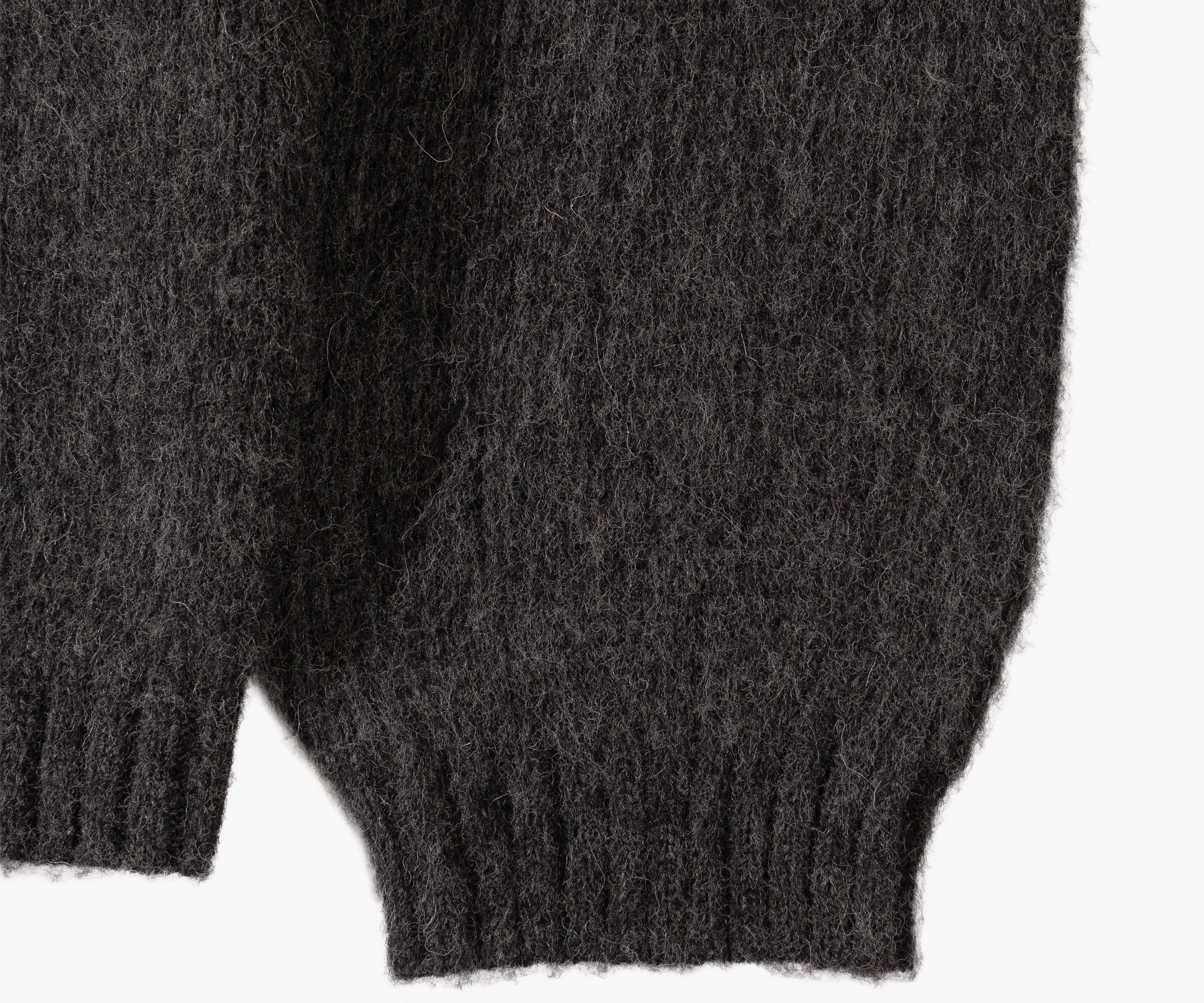 THE SHAGGY CARDIGAN Tricot TAILLE S / ANTHRACITE - BRUT Clothing
