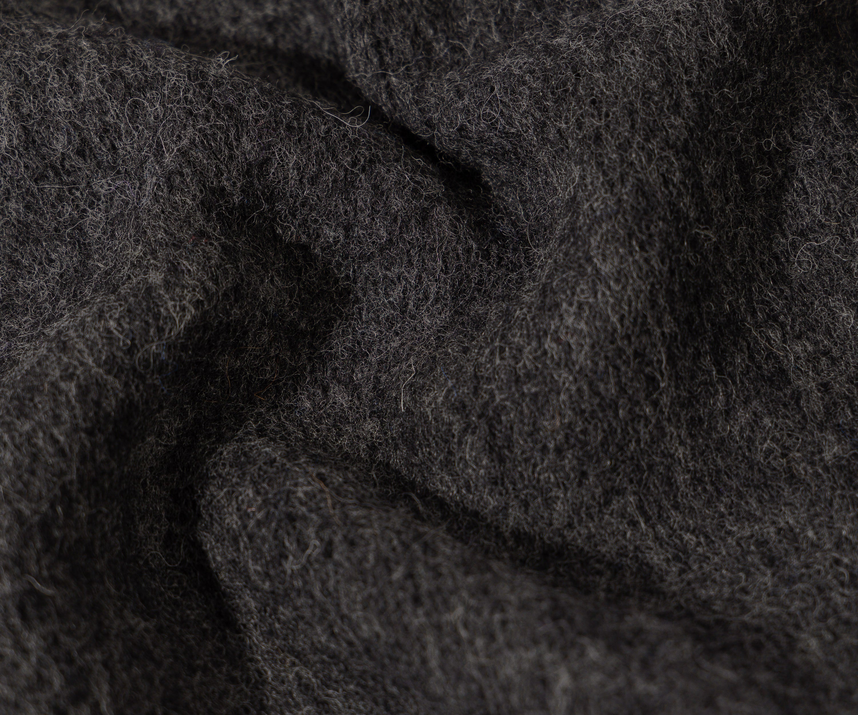 THE SHAGGY CARDIGAN Tricot TAILLE S / ANTHRACITE - BRUT Clothing