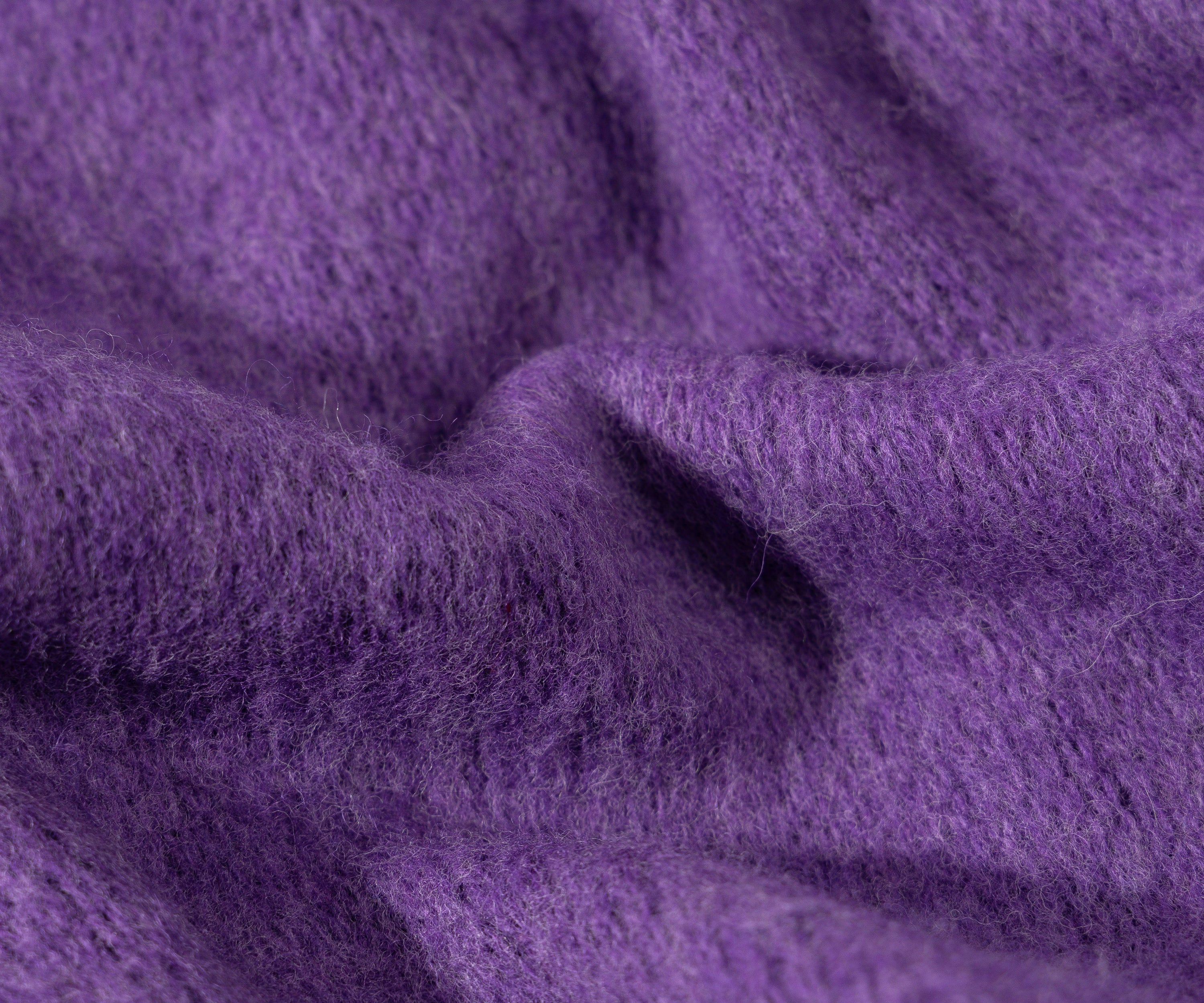 THE SHAGGY CARDIGAN Tricot TAILLE S / VIOLET - BRUT Clothing