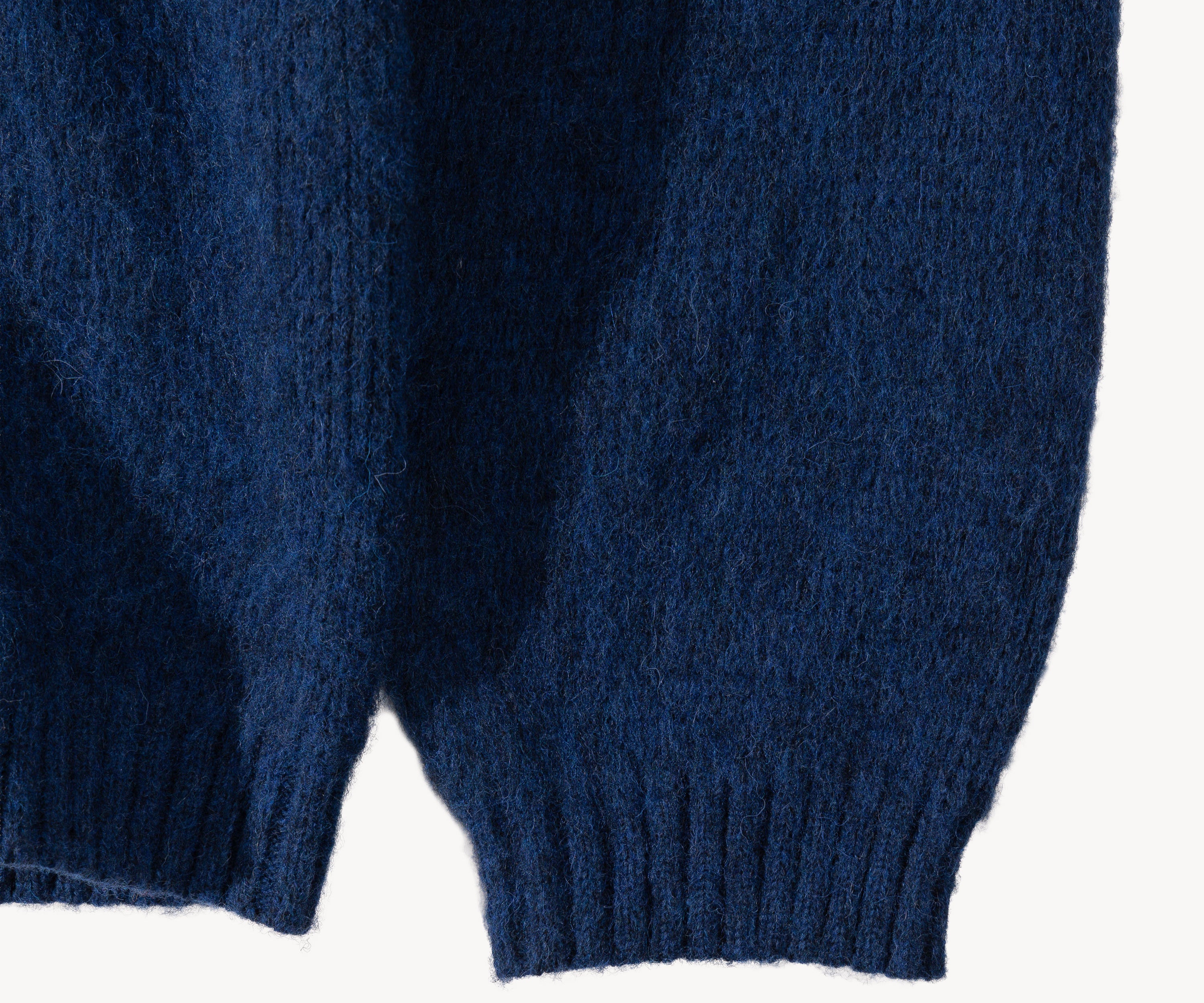 THE SHAGGY CARDIGAN Tricot TAILLE S / BLEU - BRUT Clothing
