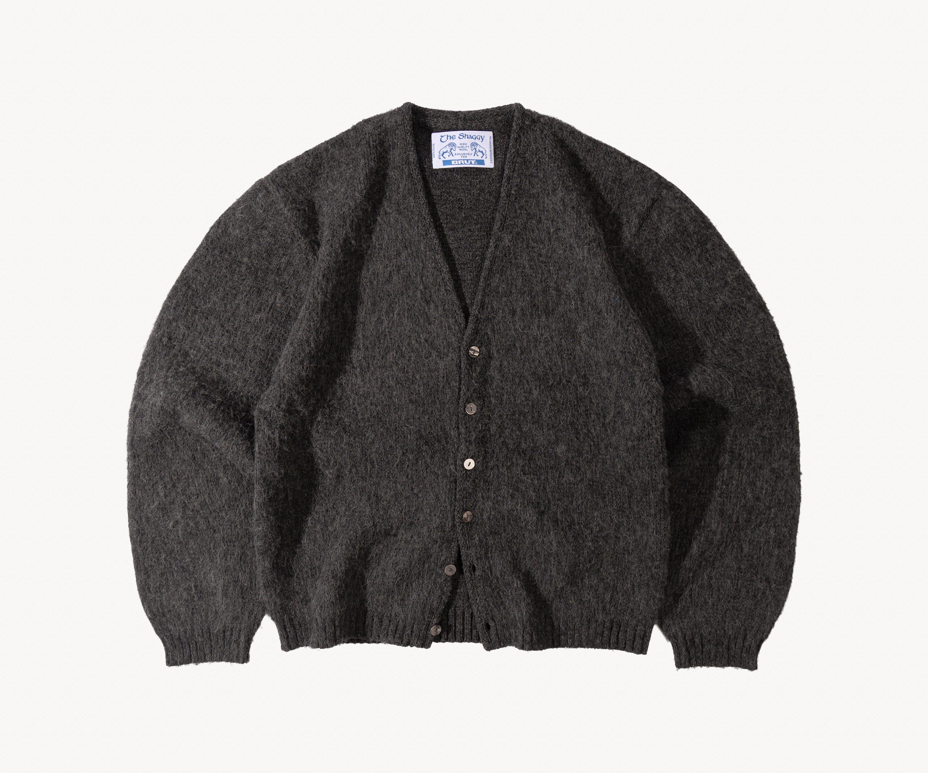 THE SHAGGY CARDIGAN Tricot TAILLE S / ANTHRACITE - BRUT Clothing