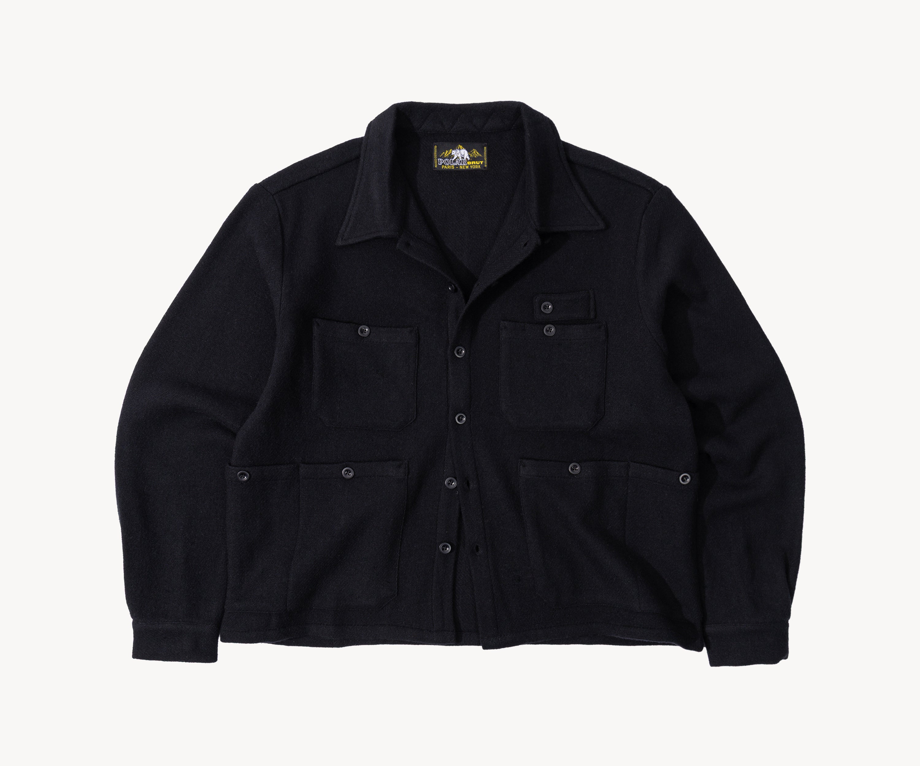THE SIX POCKET OVERSHIRT - Tailles XS / BLEU MARINE - BRUT Clothing