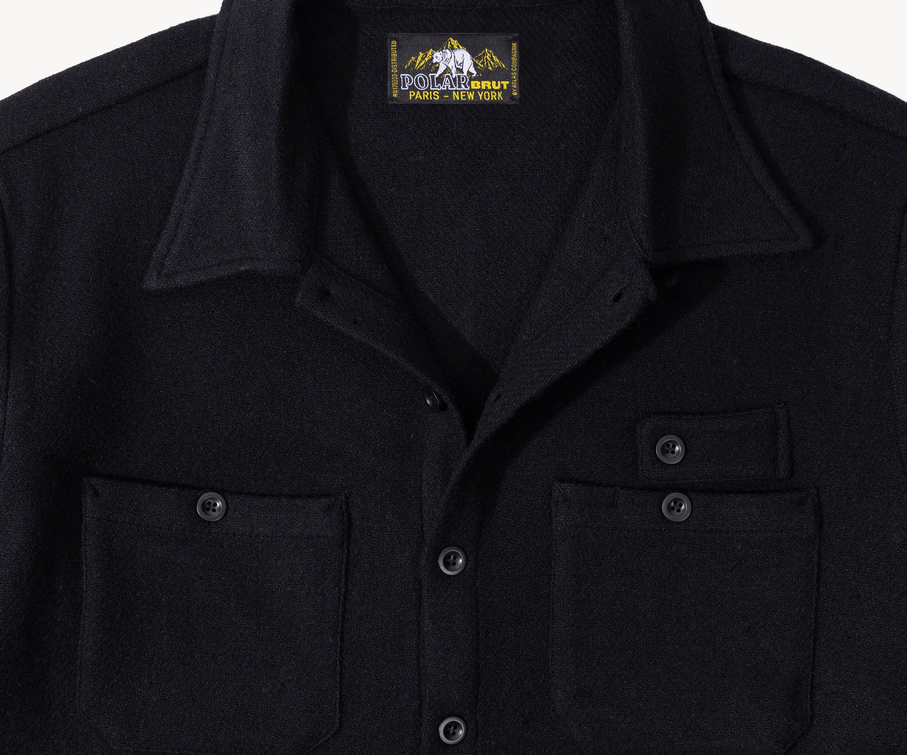 THE SIX POCKET OVERSHIRT - Tailles XS / BLEU MARINE - BRUT Clothing