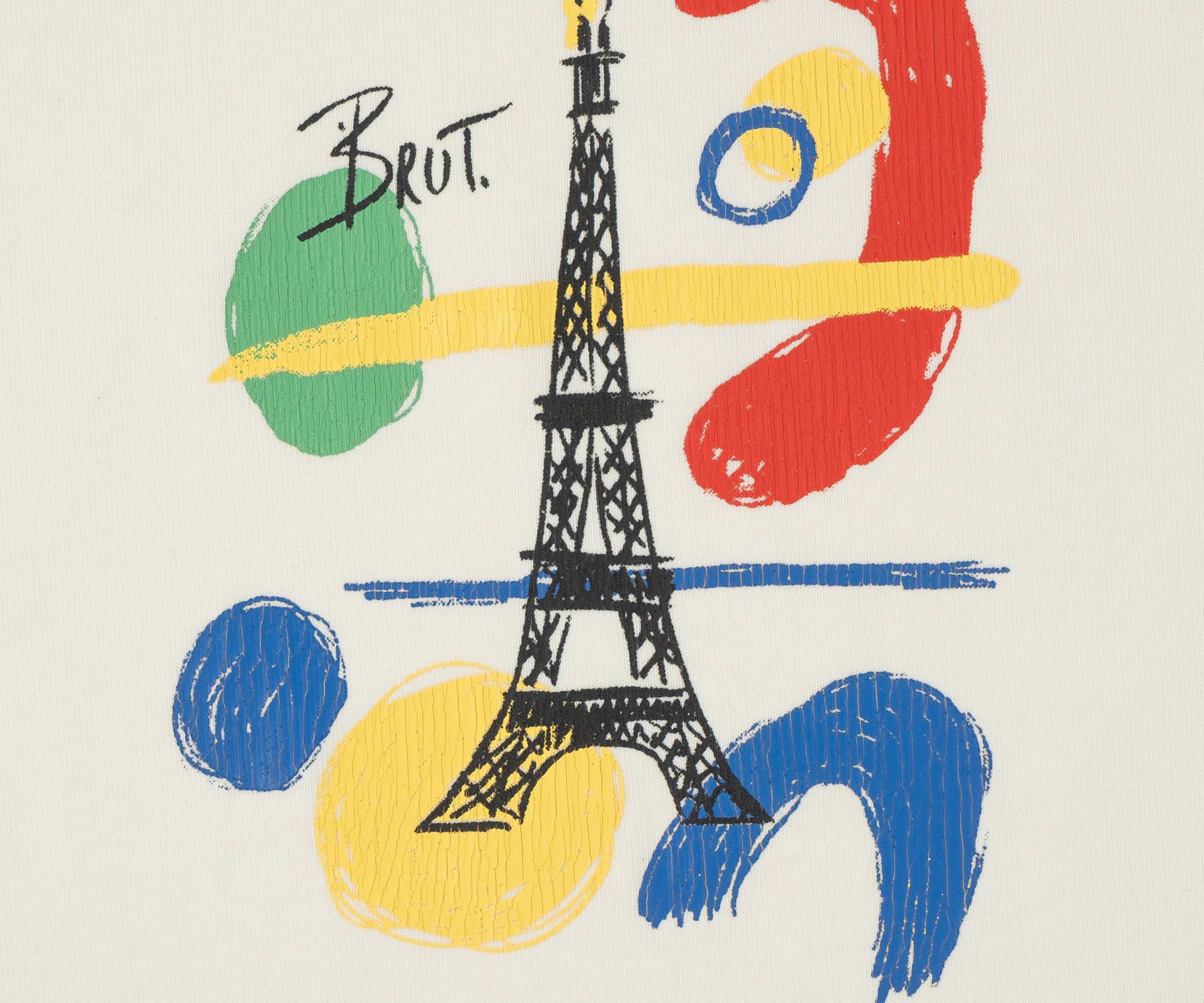THE SOUVENIRS DE PARIS TEE T-Shirts X-SMALL / WHITE - BRUT Clothing